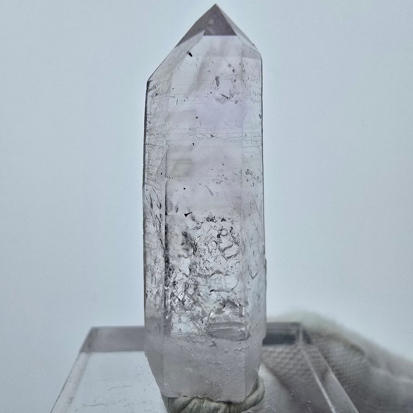Cristal d'améthyste fantôme Enhydro 2x Bubble Goboboseb, Namibie 36*12*8mm Collection