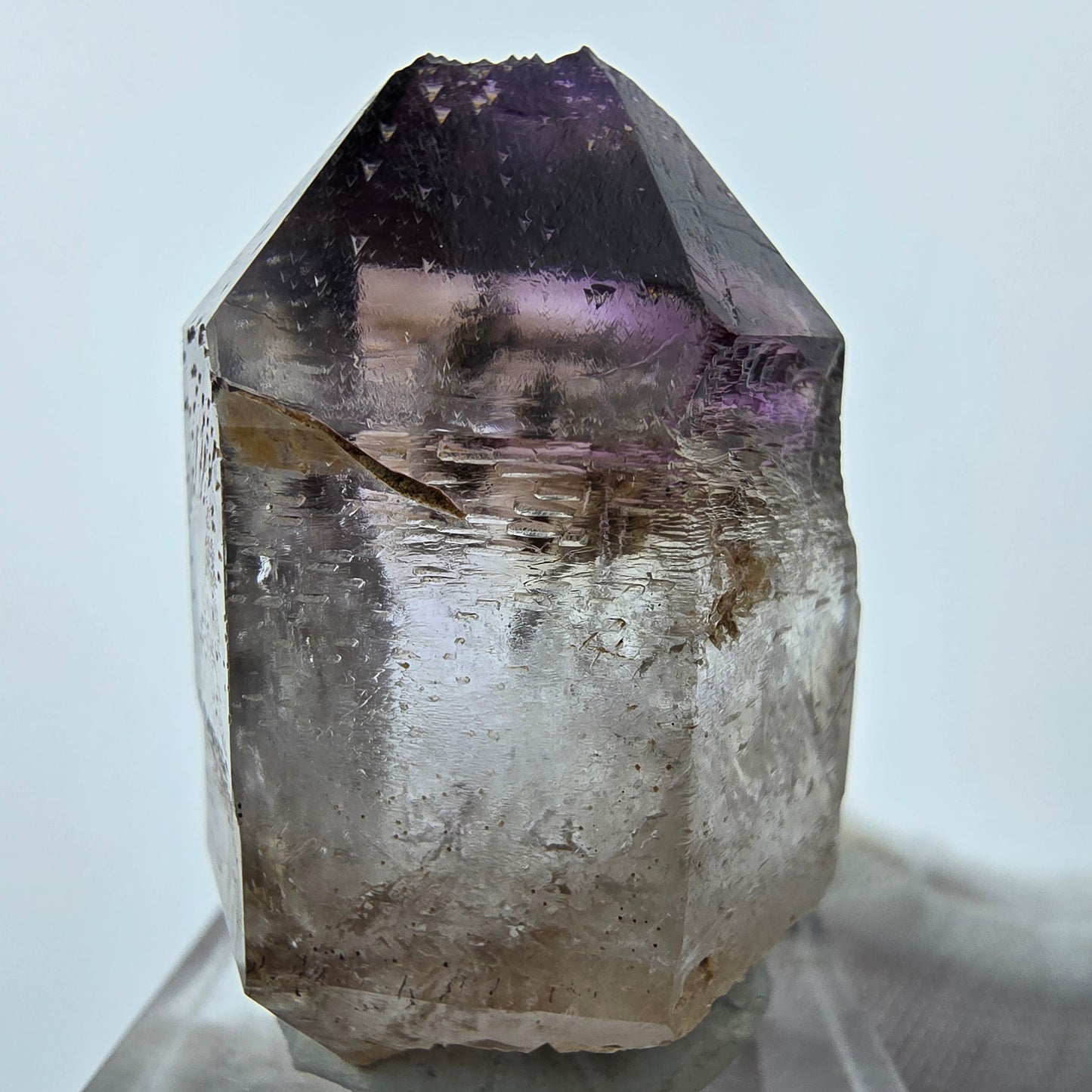 Sceptre d'améthyste fantôme Enhydro 1x Bubble Goboboseb, Namibie 34*22*20mm Collection
