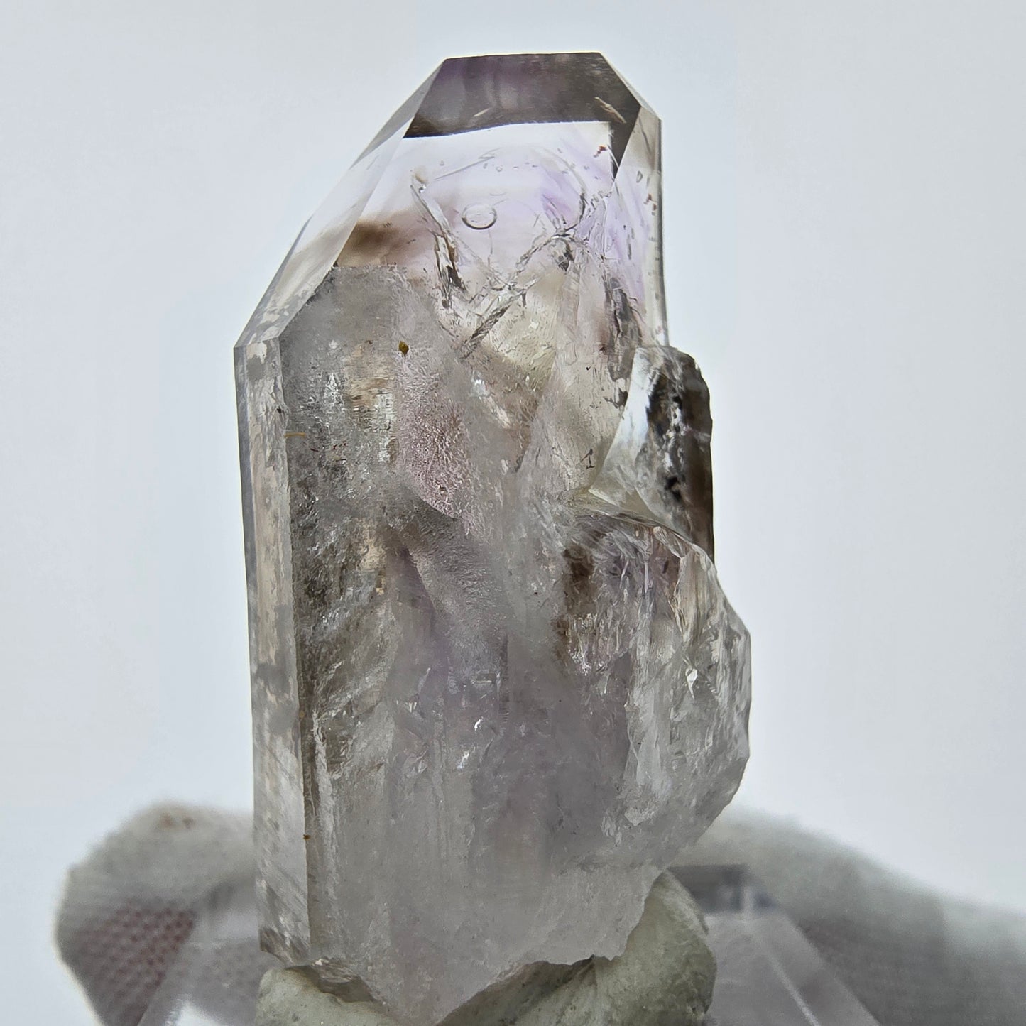 Cristal d'améthyste fantôme Enhydro 1x Bubble Goboboseb Namibie 38*20*17mm Collection
