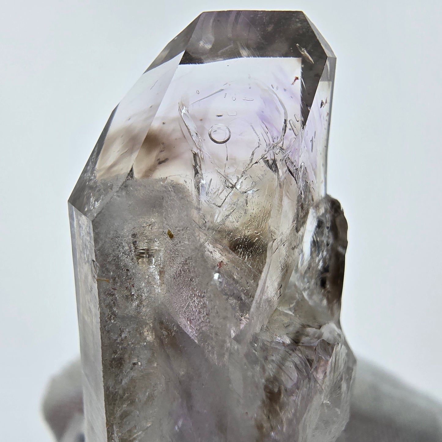 Cristal d'améthyste fantôme Enhydro 1x Bubble Goboboseb Namibie 38*20*17mm Collection