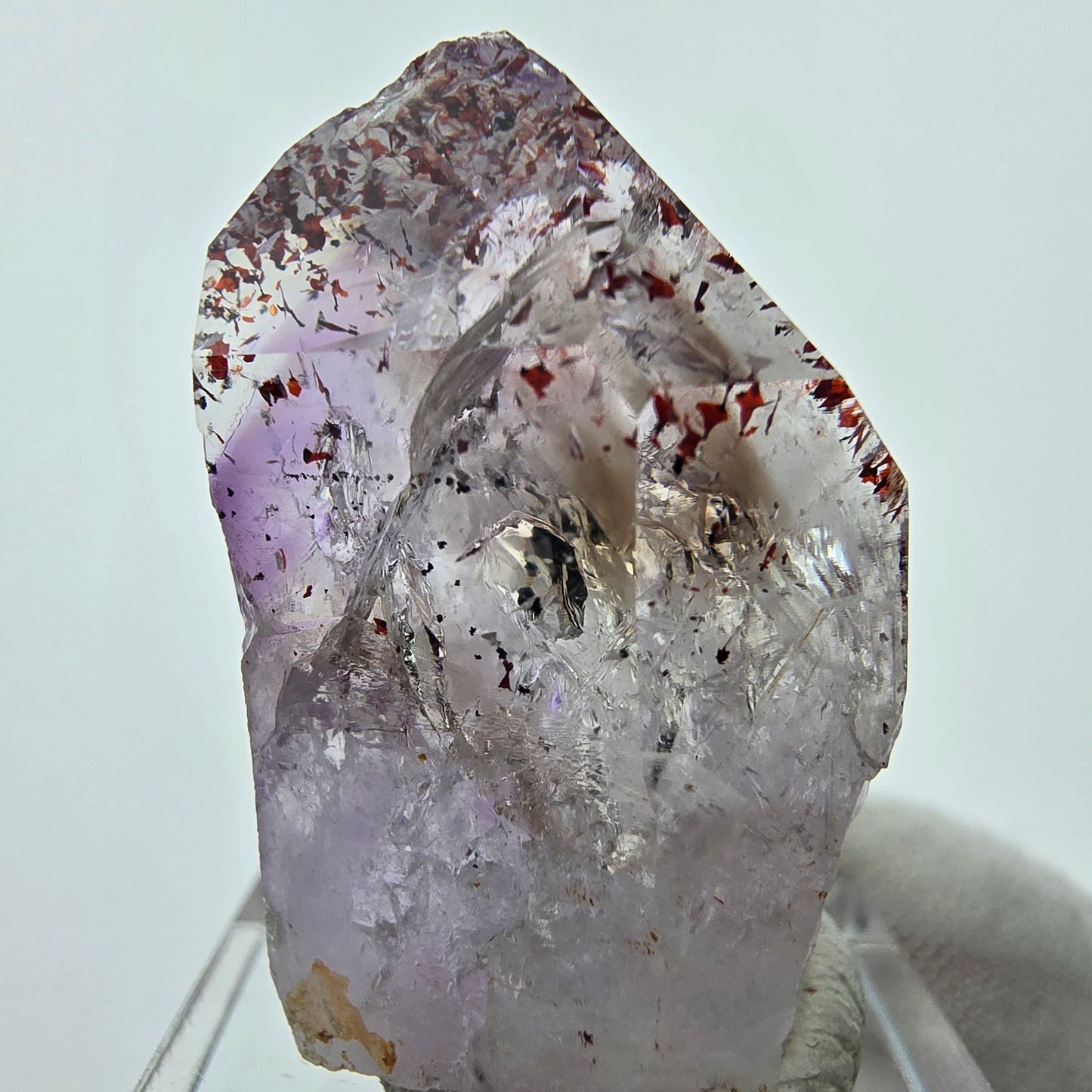 Harlekin Phantom Amethyst Kristall Streep Mine Goboboseb Namibia 34*20*19mm