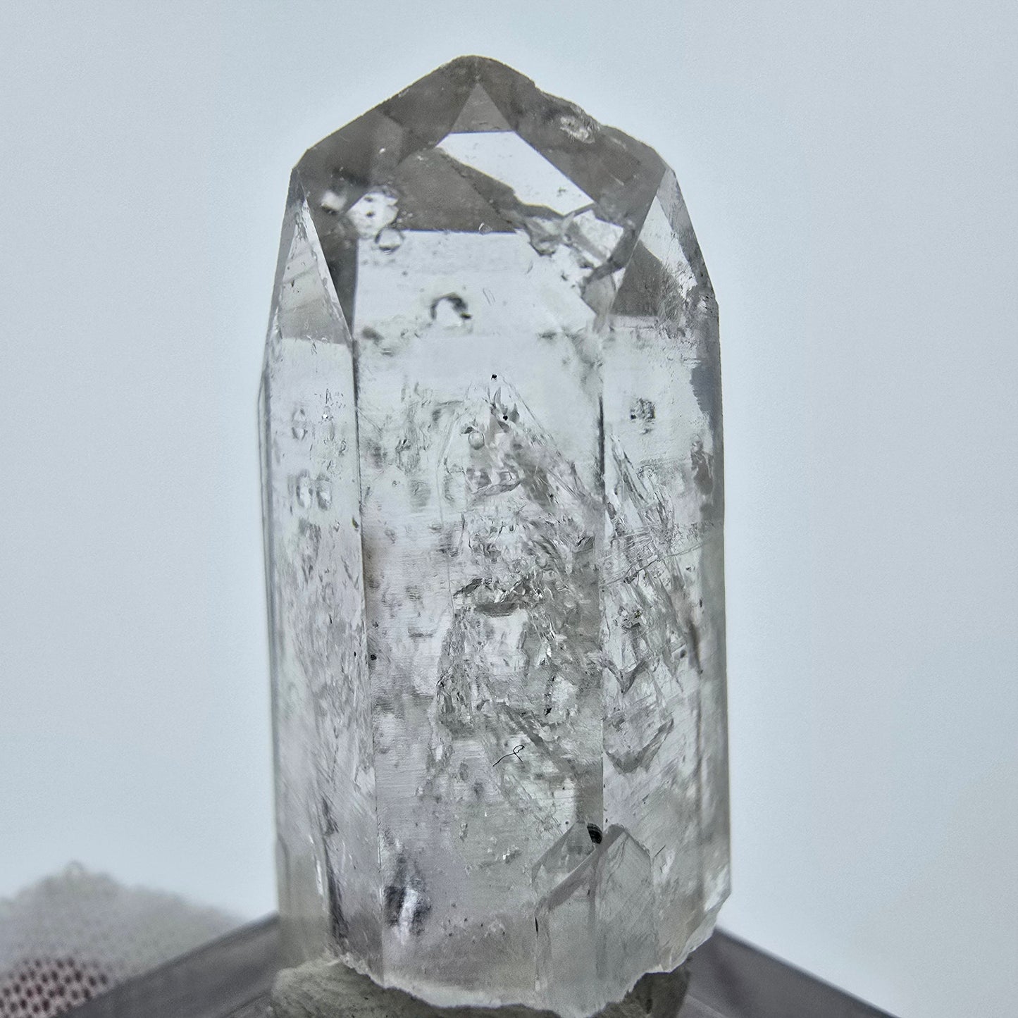 Enhydro Quartz, Analcim Prehnite 3x Bubble Streep Mine Goboboseb Namibia 39*19*15mm