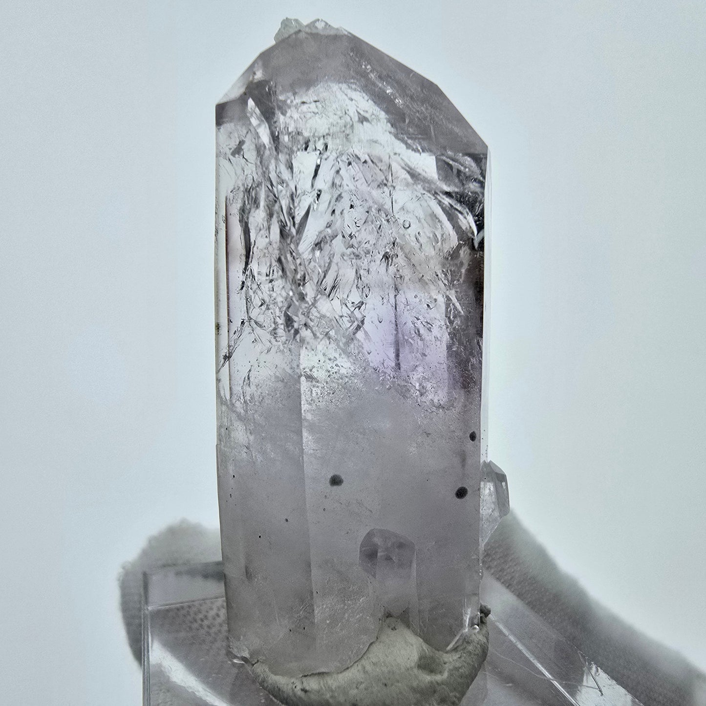Enhydro Phantom Amethyst 2x Blase Streep Mine Goboboseb Namibia 43*18*14mm