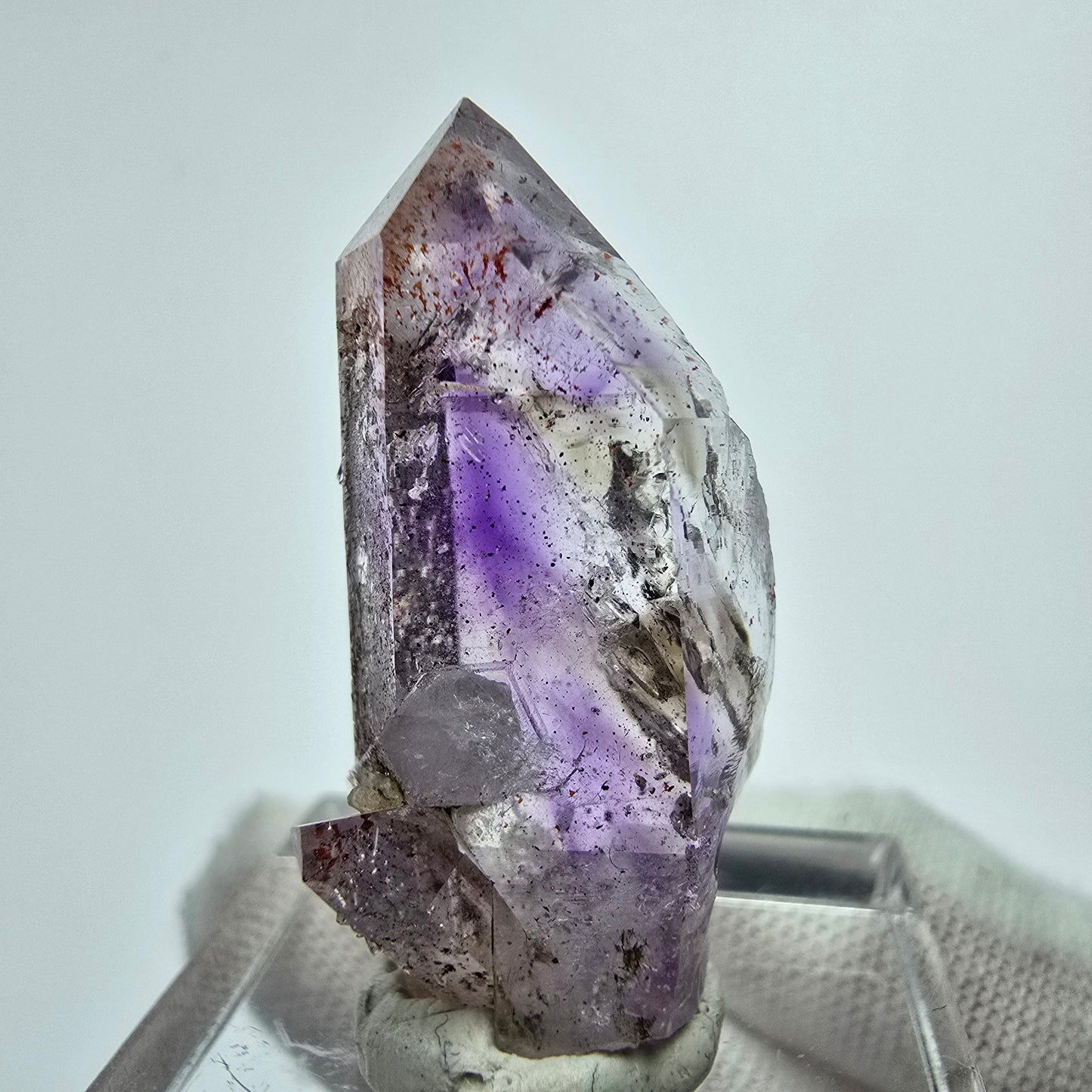 Harlekin Phantom Amethyst Kristall Streep Mine Goboboseb Namibia 31*17*12mm