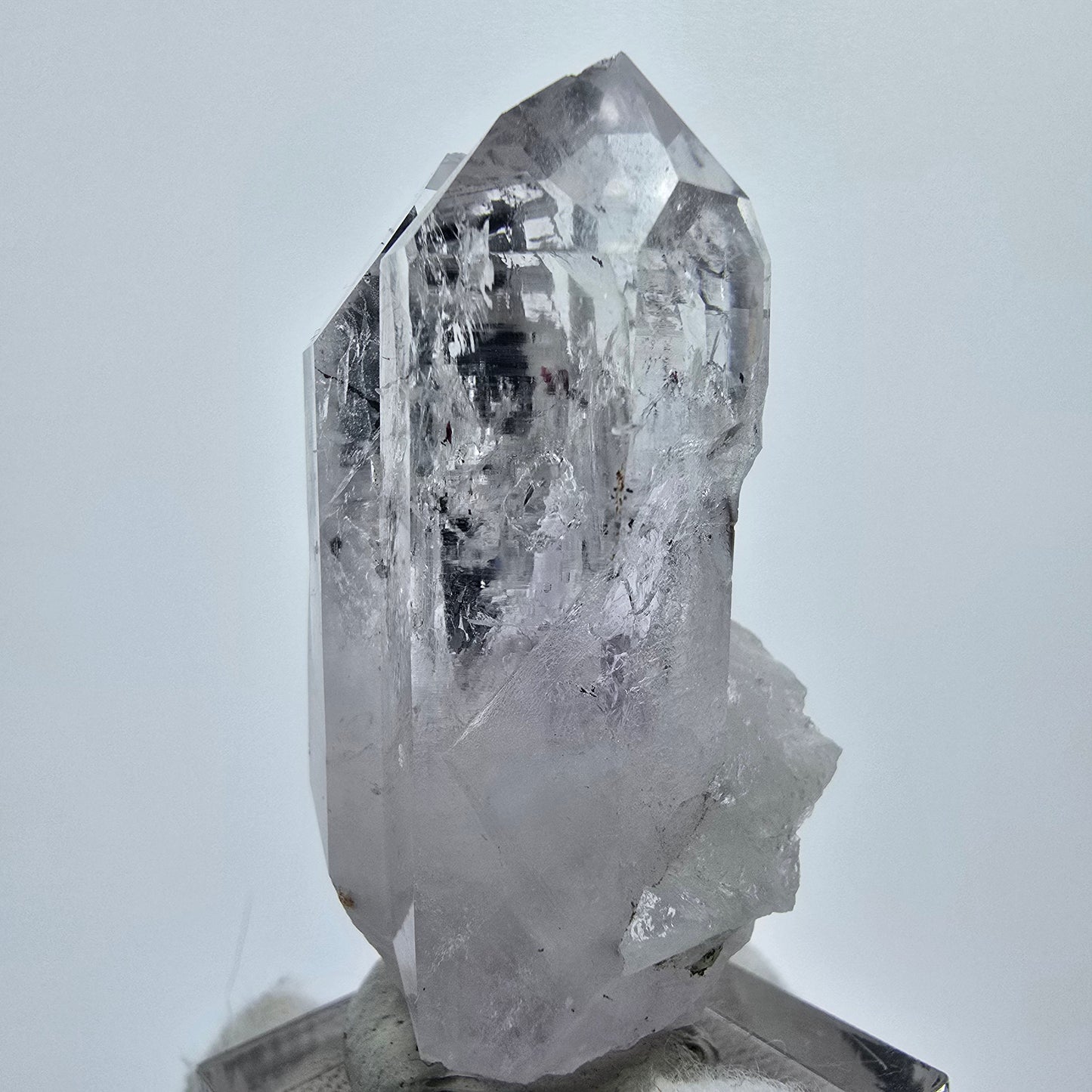 Harlequin Amethyst with Prehnite, Epidote Star Streep Mine Gob. Namibia 52*25*24mm