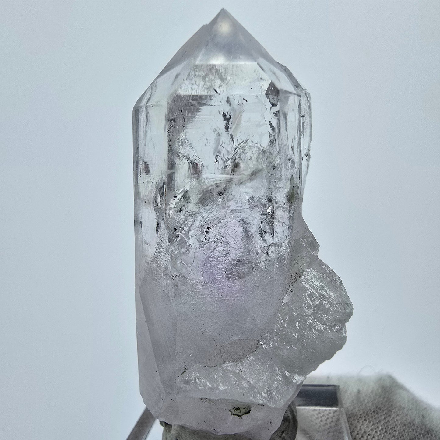 Harlequin Amethyst with Prehnite, Epidote Star Streep Mine Gob. Namibia 52*25*24mm