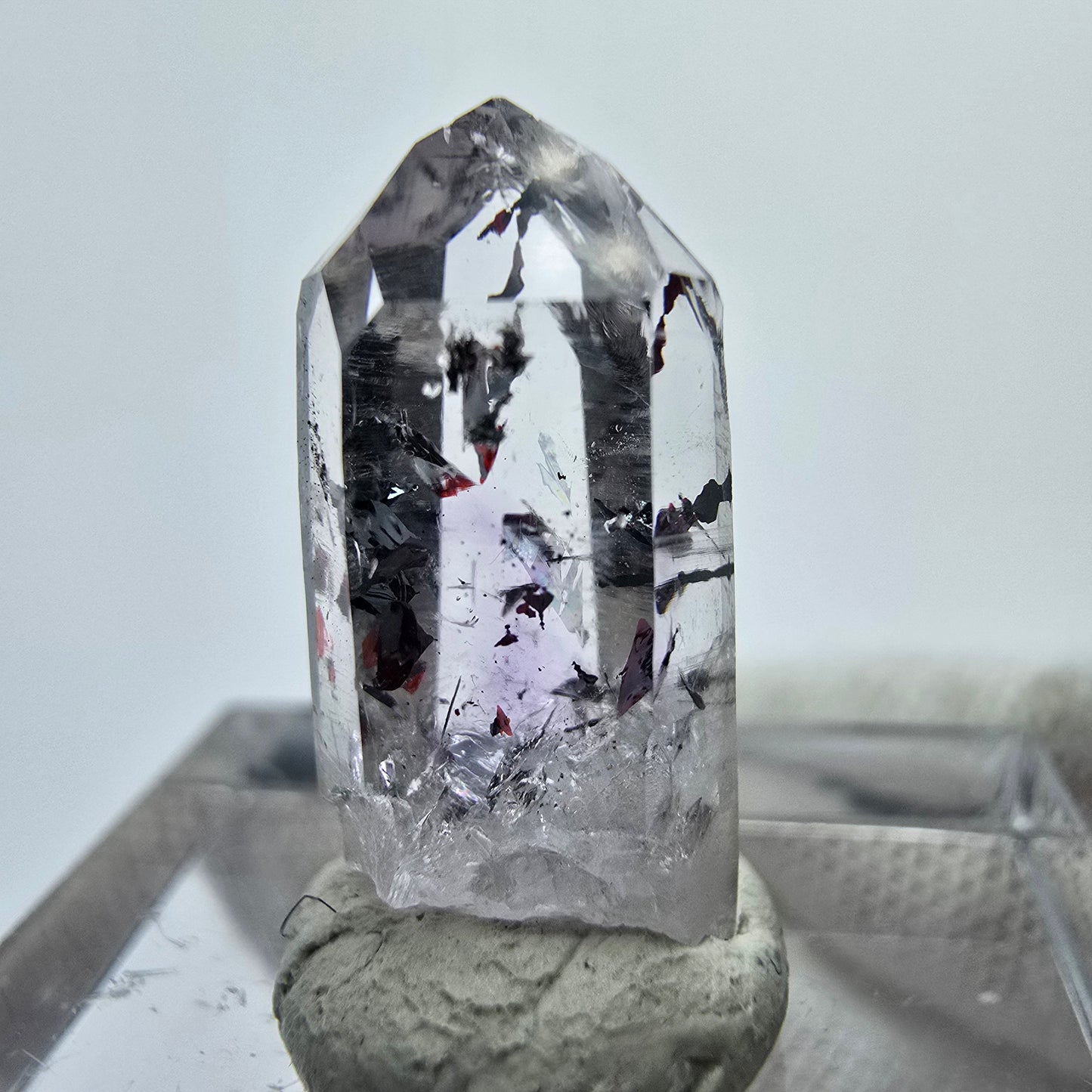 Harlekin Phantom Amethyst Kristall Streep Mine Goboboseb Namibia 19*8*7mm