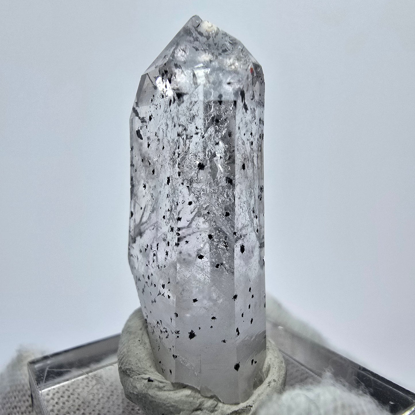 Harlekin Phantom Quarz Kristall Streep Mine Goboboseb Namibia 34*12*11mm