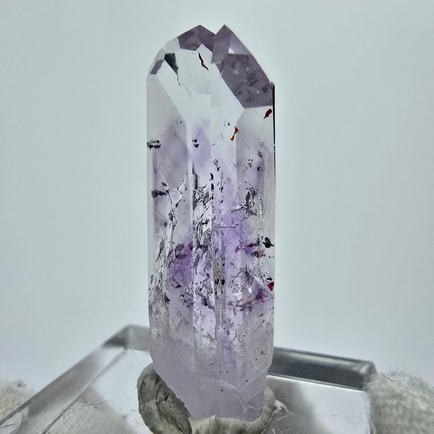 Harlekin Phantom Amethyst Kristall Streep Mine Goboboseb Namibia 32*11*9mm