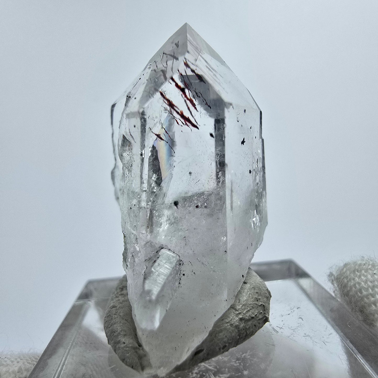 Harlekin Phantom Quarz Kristall Streep Mine Goboboseb Namibia 30*21*14mm