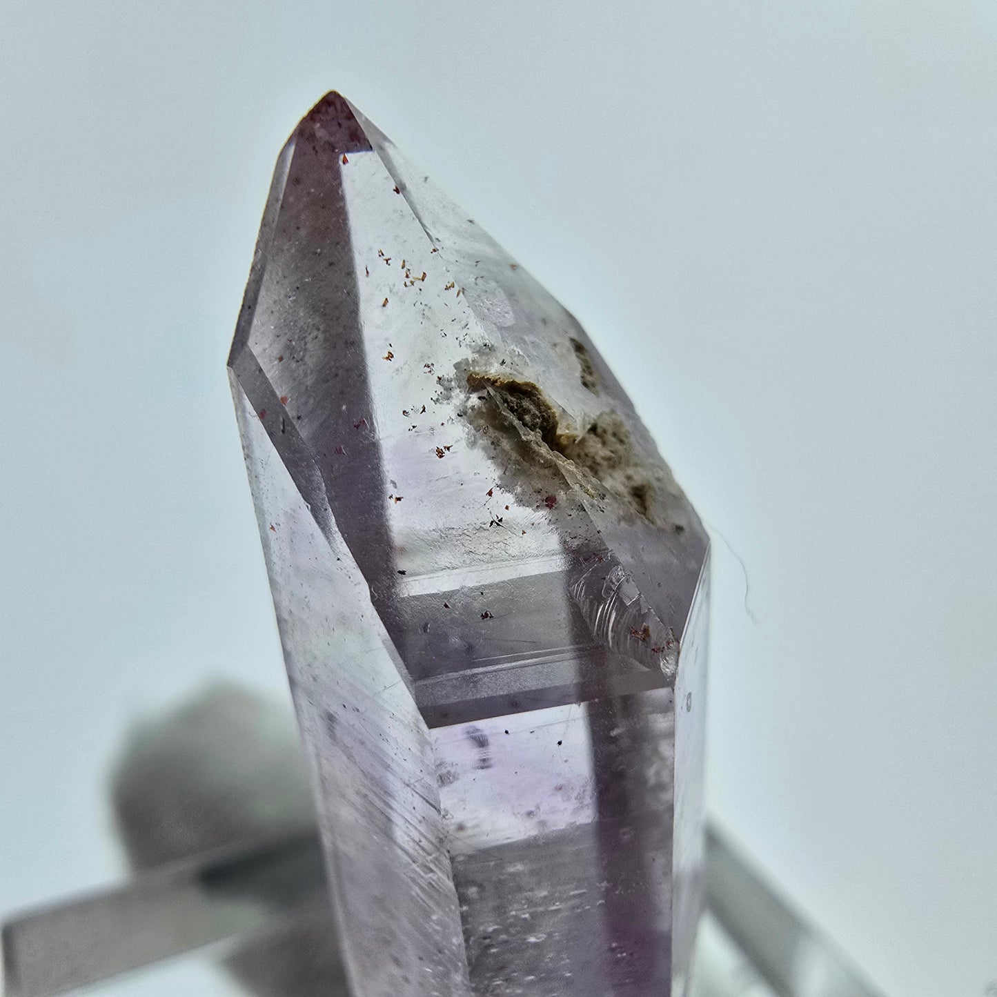 Harlekin Phantom Amethyst Kristall Goboboseb, Namibia 32*10*9mm Sammlung