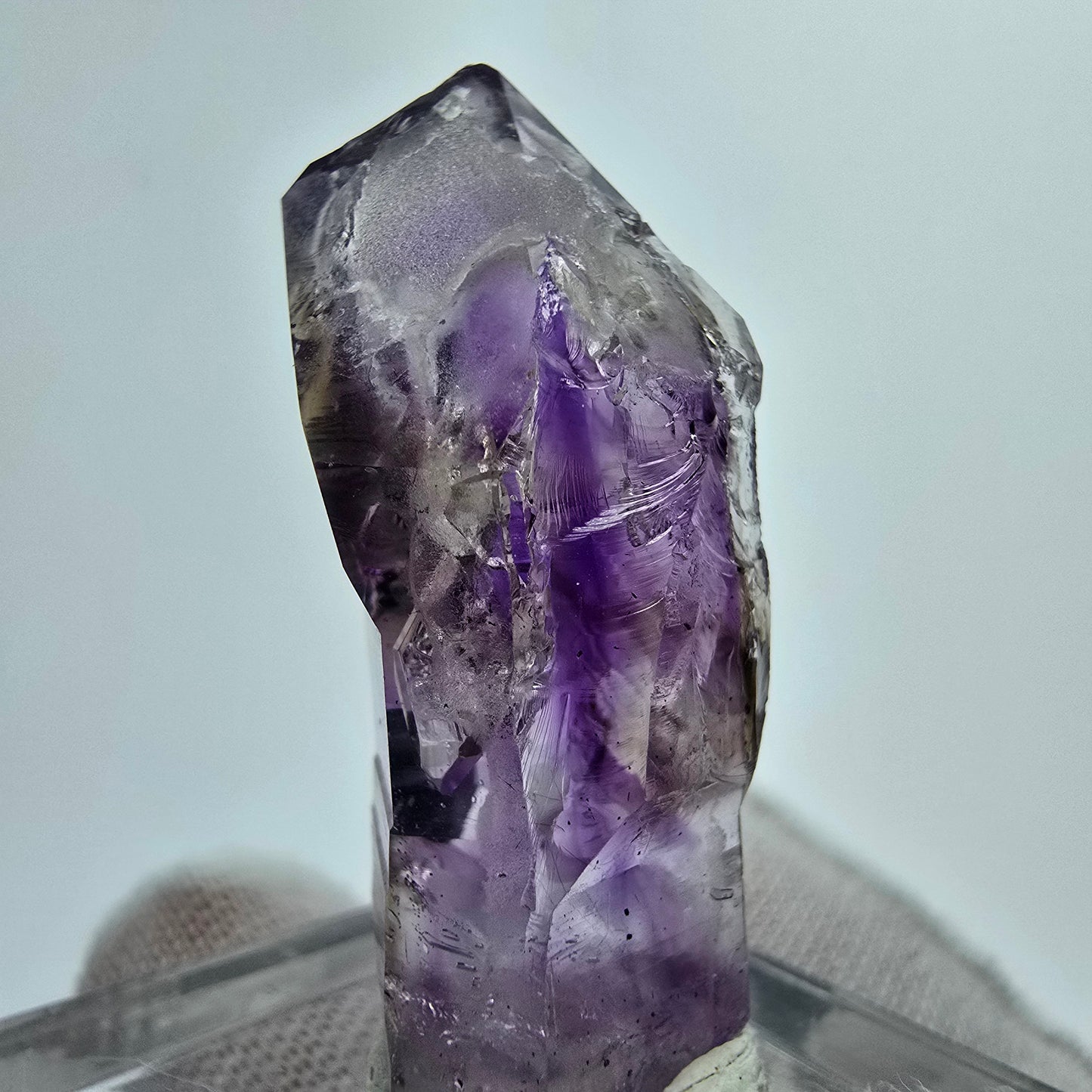 Phantom Amethyst Fenster Zepter Kristall Goboboseb, Namibia 37*16*16mm Sammlung
