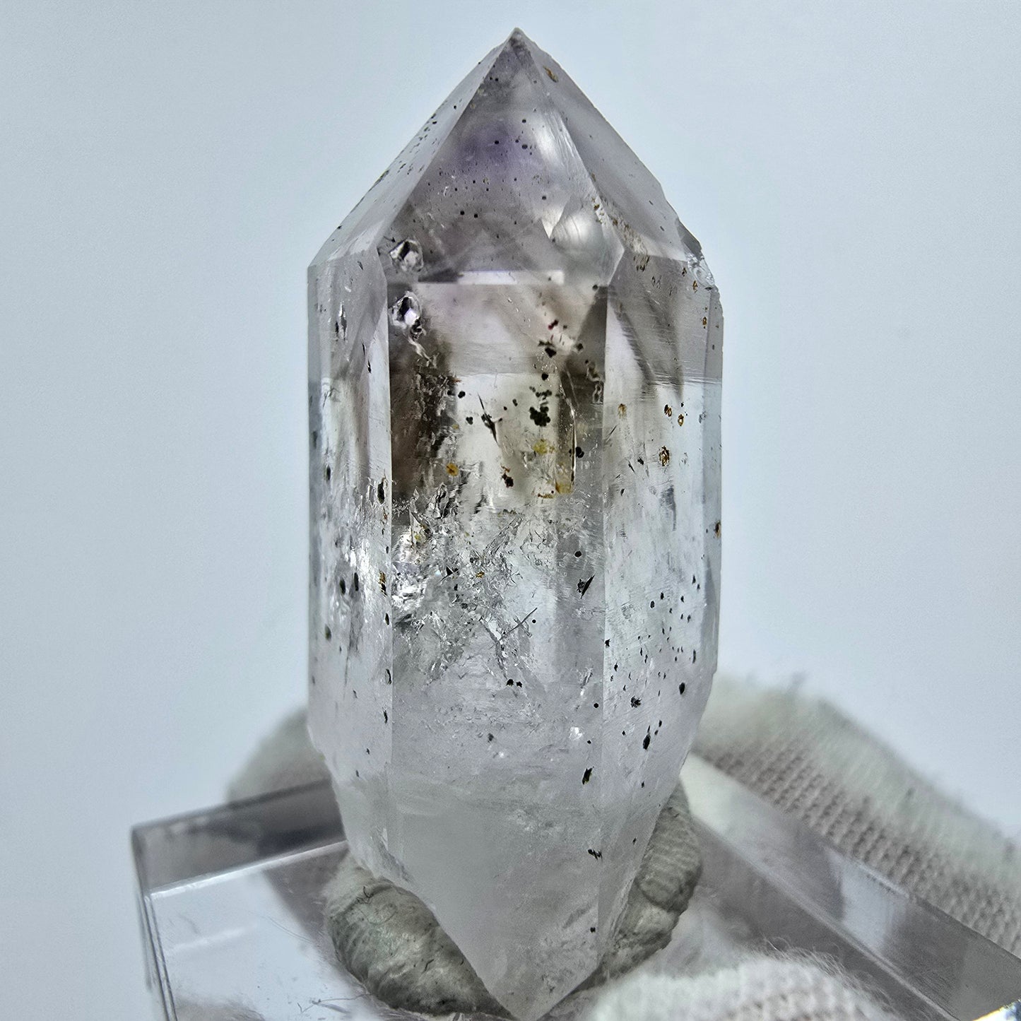 Enhydro Phantom Amethyst mit Hämatit Streep Mine Goboboseb Namibia 35*21*17mm