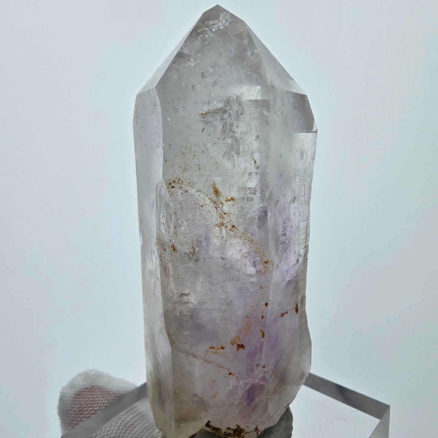 Großer Phantom Amethyst Kristall Streep Mine Goboboseb Namibia 81*32*31mm