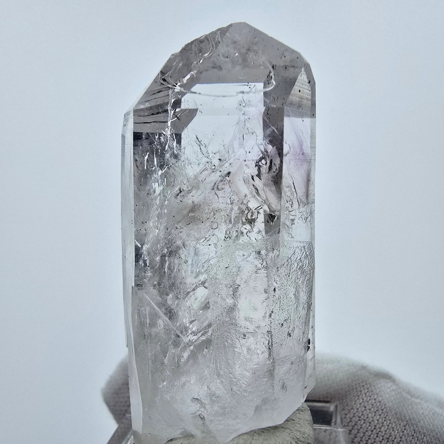 Enhydro Phantom Amethyst 2x Blase Streep Mine Goboboseb Namibia 48*21*16mm
