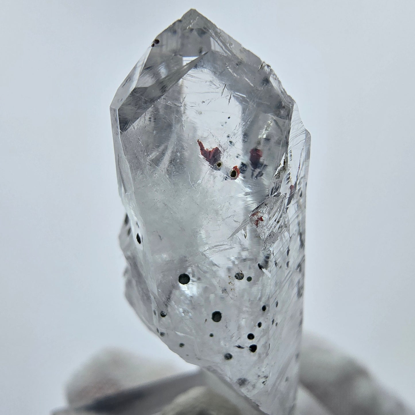 Harlekin Phantom Quarz Kristall Streep Mine Goboboseb Namibia 41*16*12mm