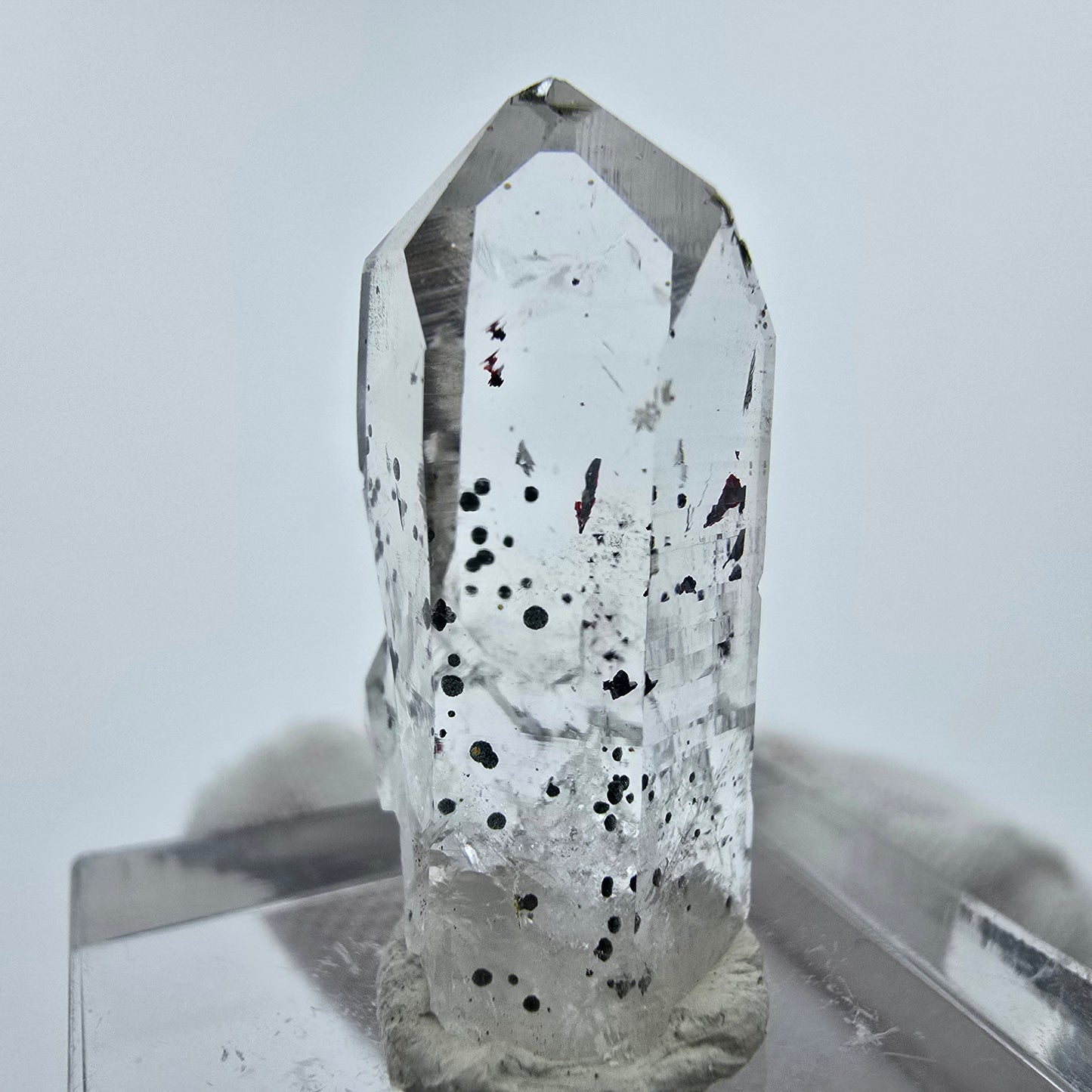 Harlekin Phantom Quarz Kristall Streep Mine Goboboseb Namibia 27*12*10mm