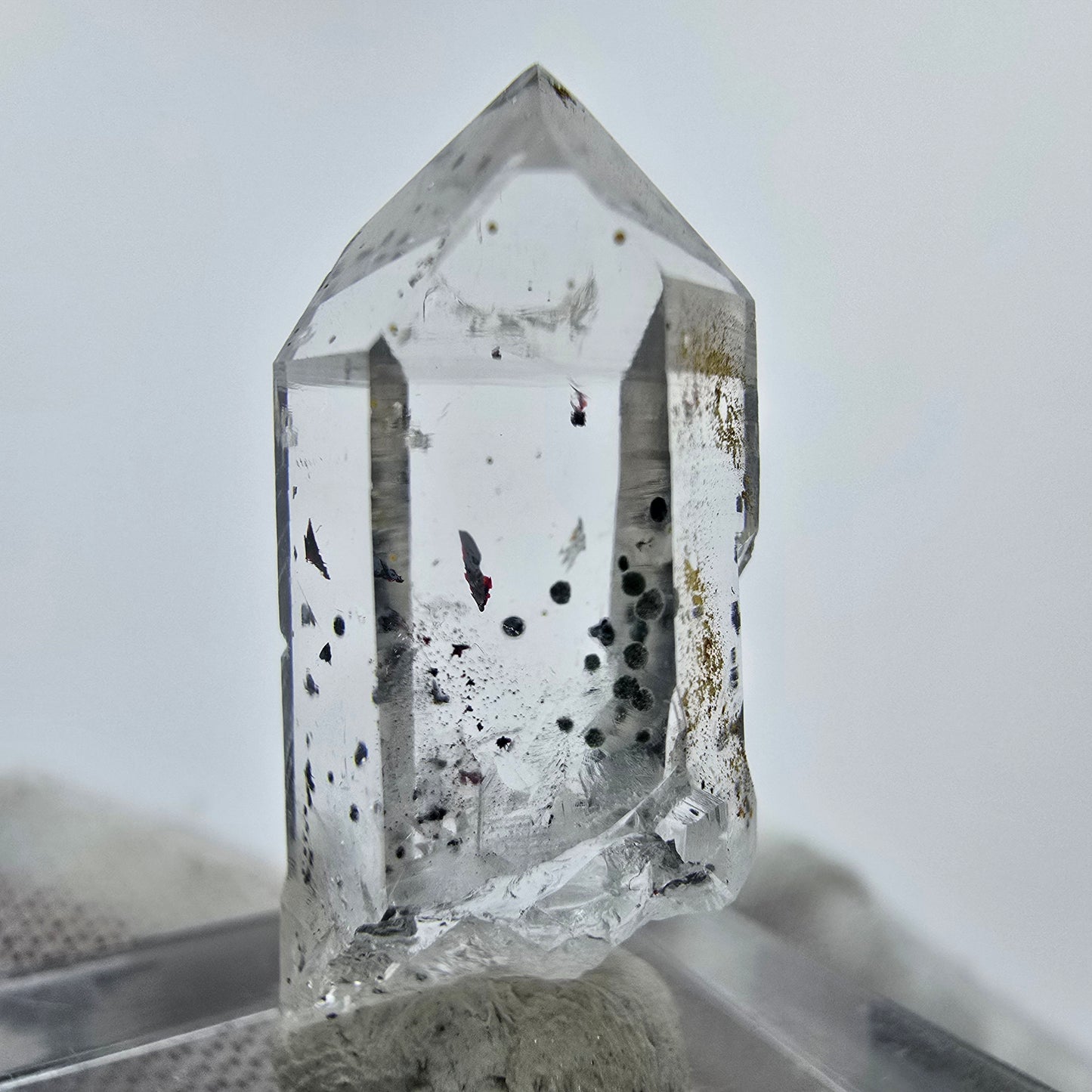 Harlekin Phantom Quarz Kristall Streep Mine Goboboseb Namibia 27*12*10mm