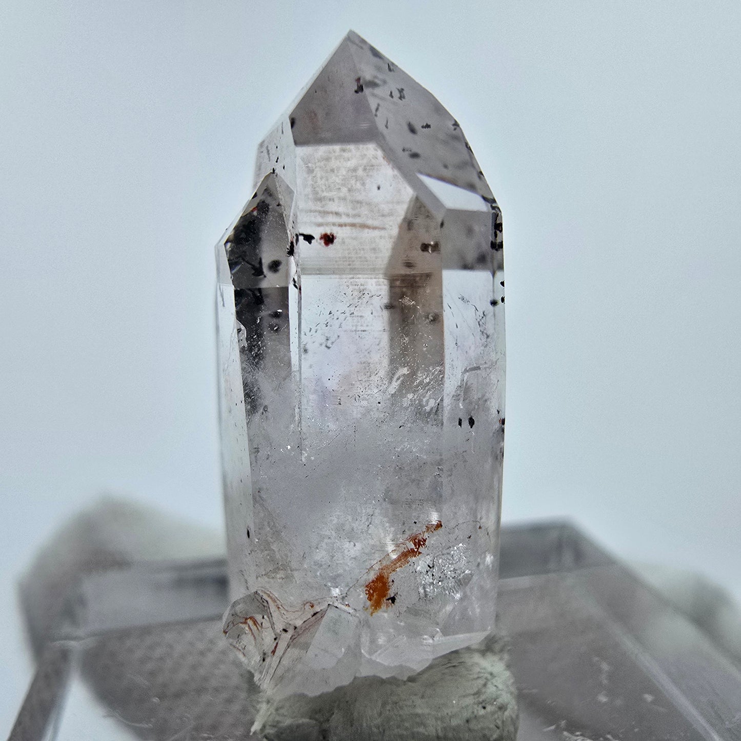 Harlekin Phantom Quarz Kristall Streep Mine Goboboseb Namibia 24*12*9mm Sammlung