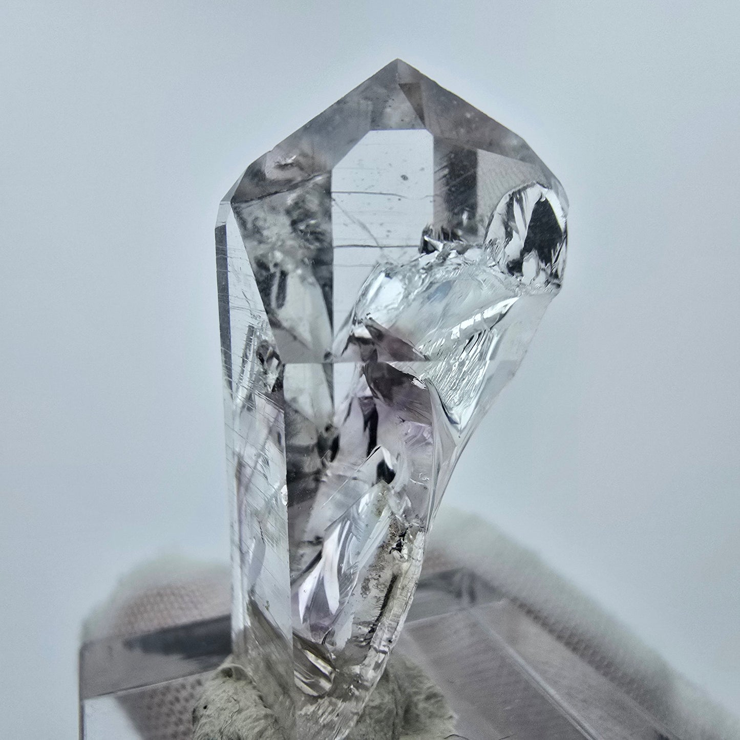 Phantom Amethyst Kristall Streep Mine Goboboseb Namibia 36*19*15mm Sammlung