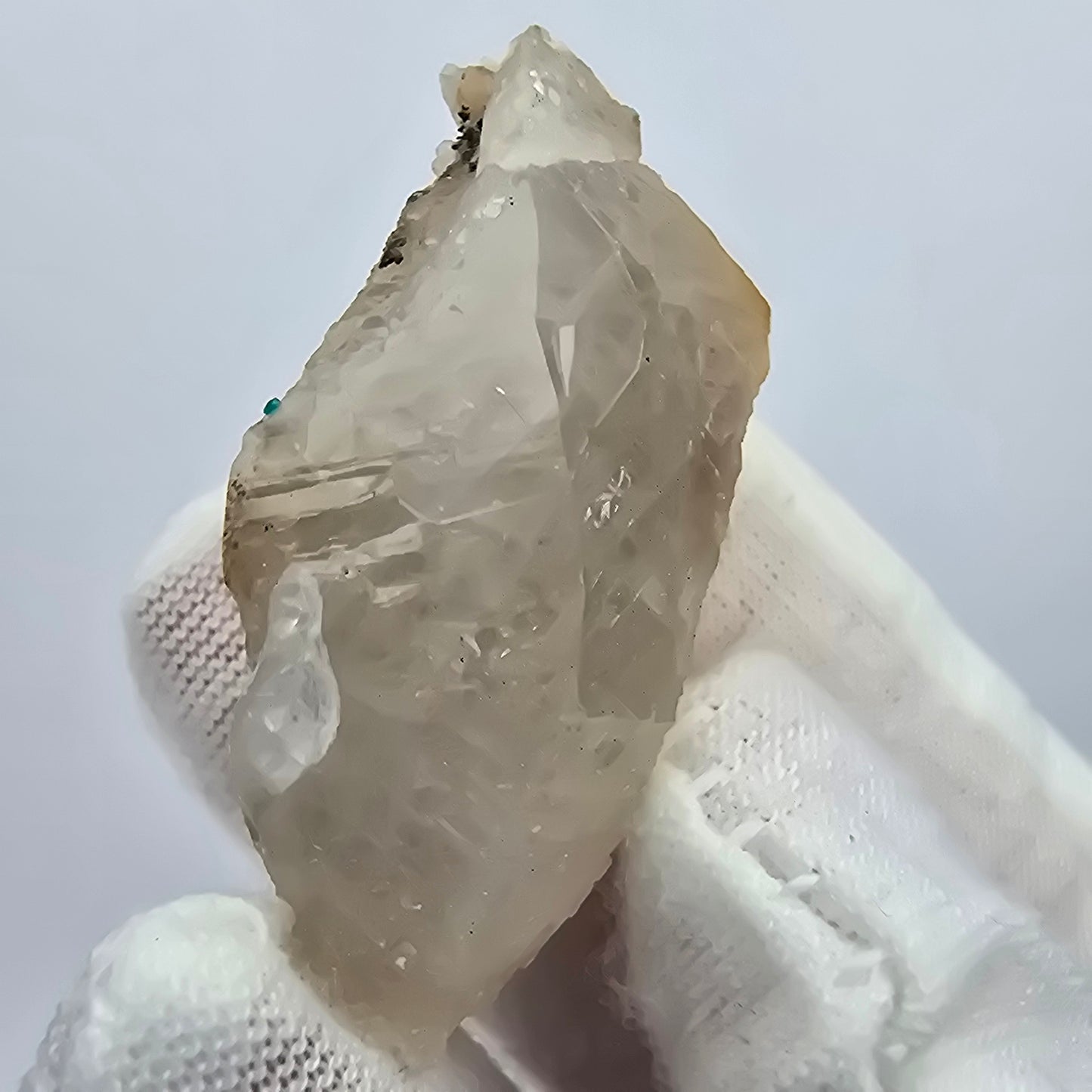 Seltene Dioptas auf Marix Stufe Kaokoveld, Namibia 44*19*16mm Mineraliensammlung