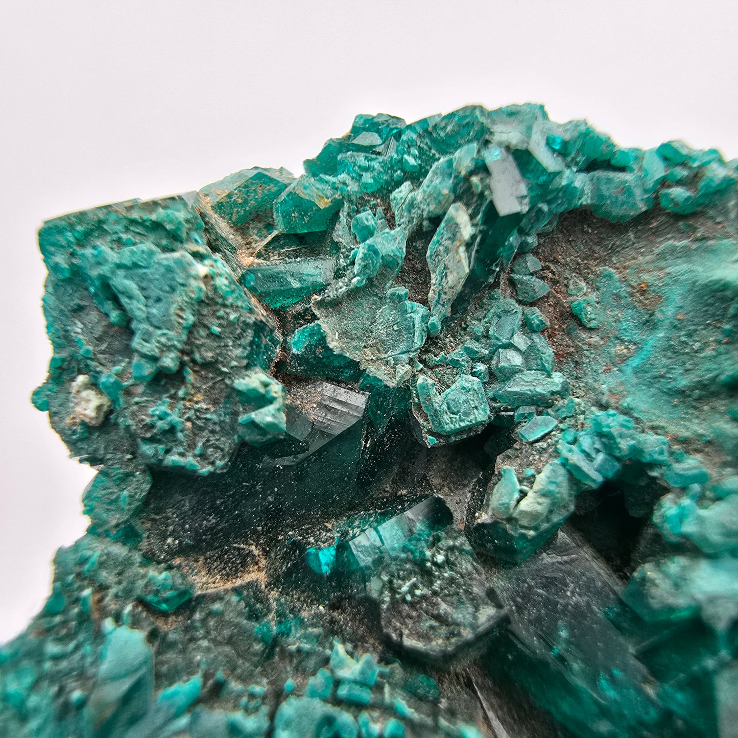 Seltene Diotas XX mit Azurit Stufe Kaokoveld, Namibia 33*30*8mm Sammlung