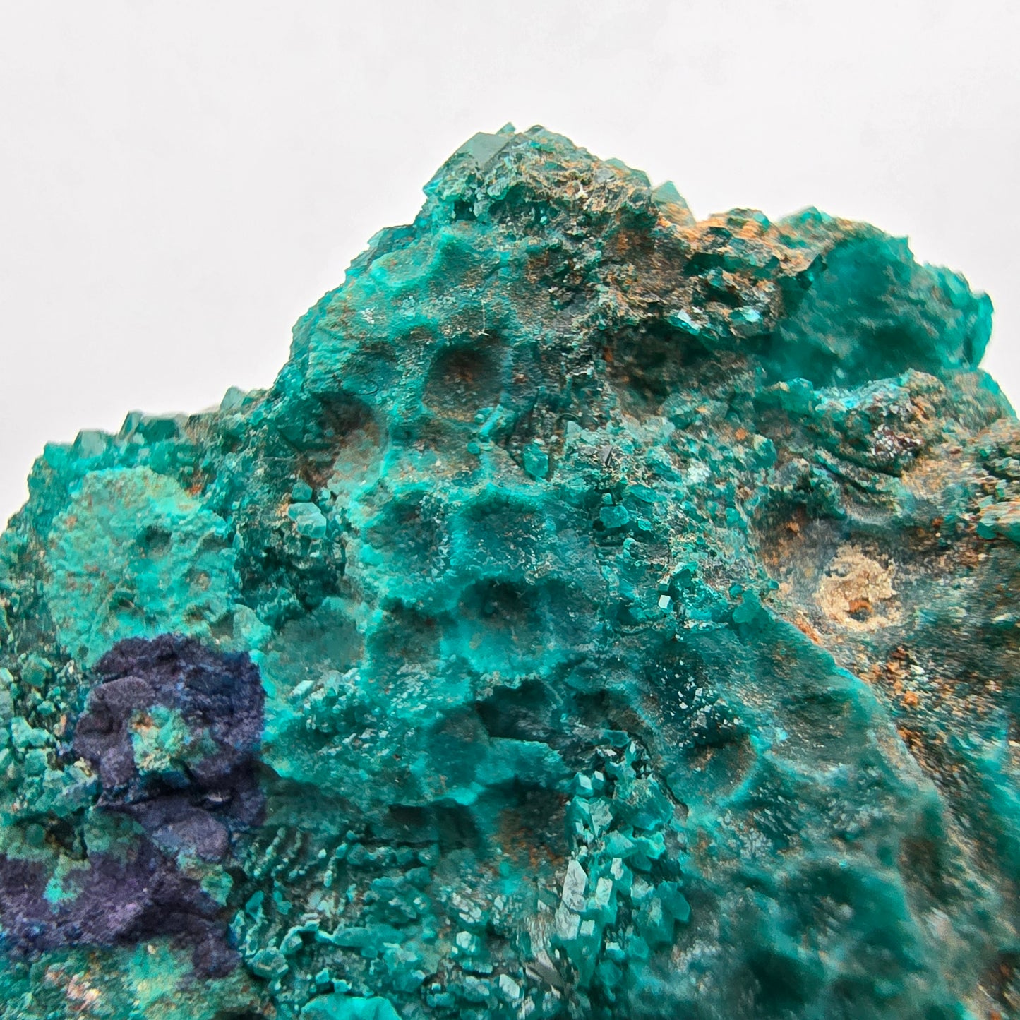 Seltene Diotas XX mit Azurit Stufe Kaokoveld, Namibia 33*30*8mm Sammlung