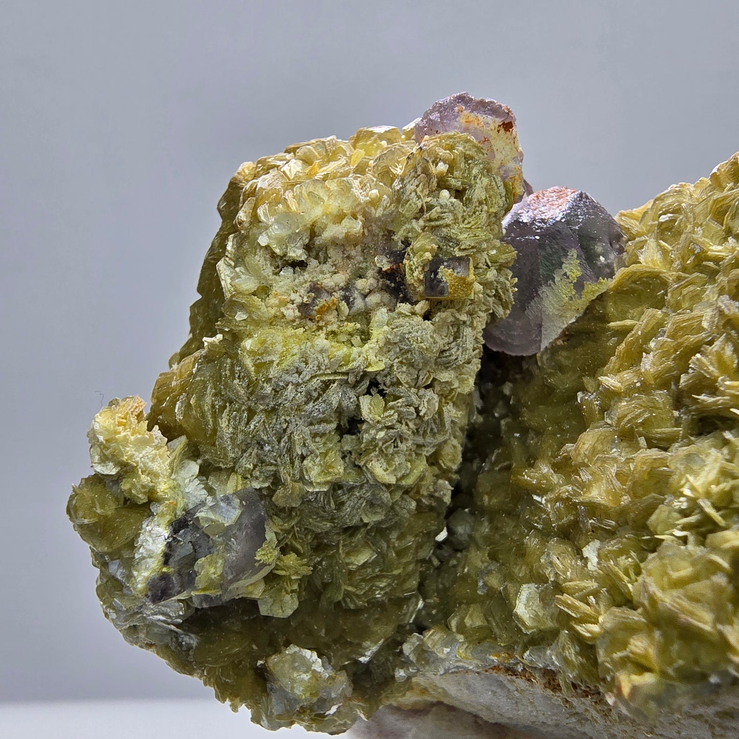 Seltene Muskovit, Fluorit, Hyalit Orthoklas Stufe Erongo, Namibia 90*62*53mm
