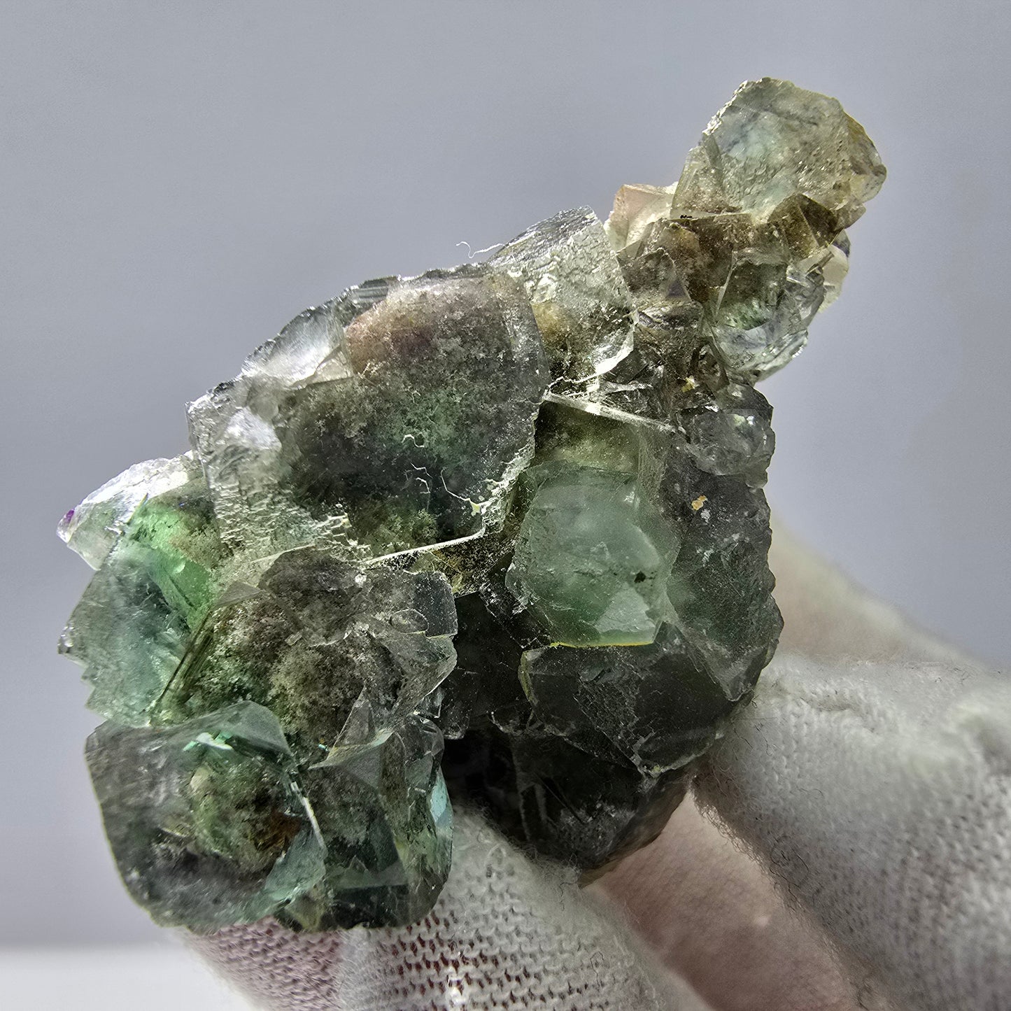 Sehr klare Fluorit Würfel Stufe grün Erongo, Namibia 52*41*25mm Sammlung