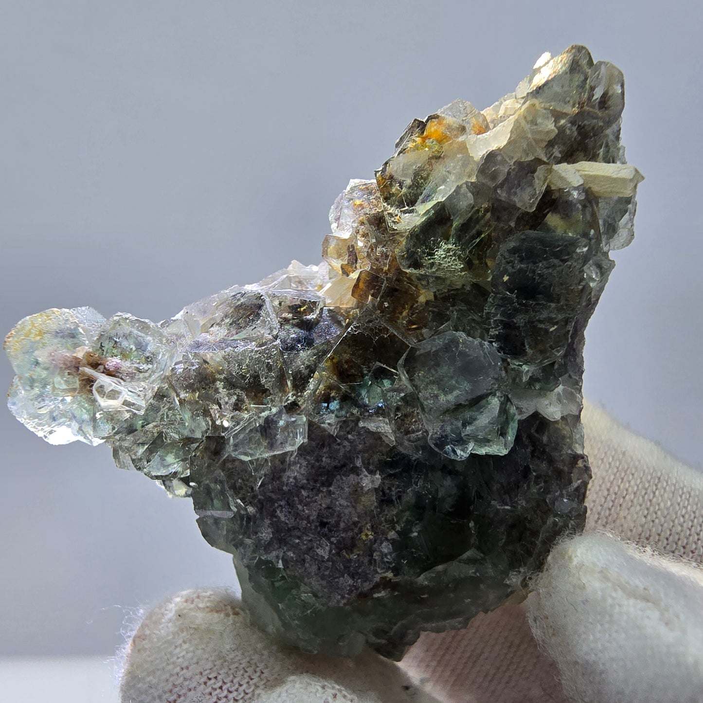 Sehr klare Fluorit Würfel Stufe grün Erongo, Namibia 52*41*25mm Sammlung