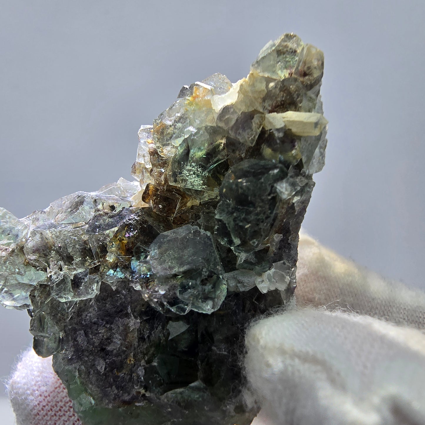 Sehr klare Fluorit Würfel Stufe grün Erongo, Namibia 52*41*25mm Sammlung