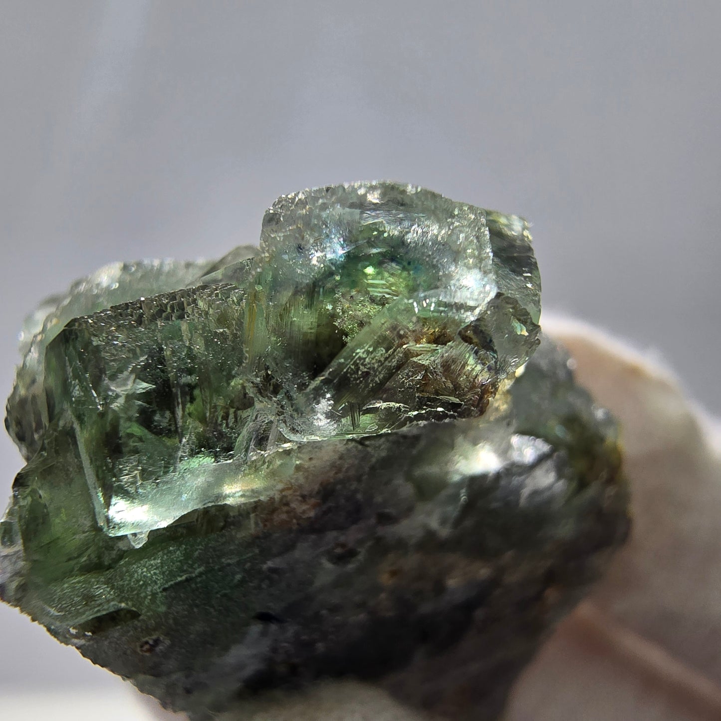 Sehr klare Fluorit Würfel Stufe grün Erongo, Namibia 52*41*25mm Sammlung