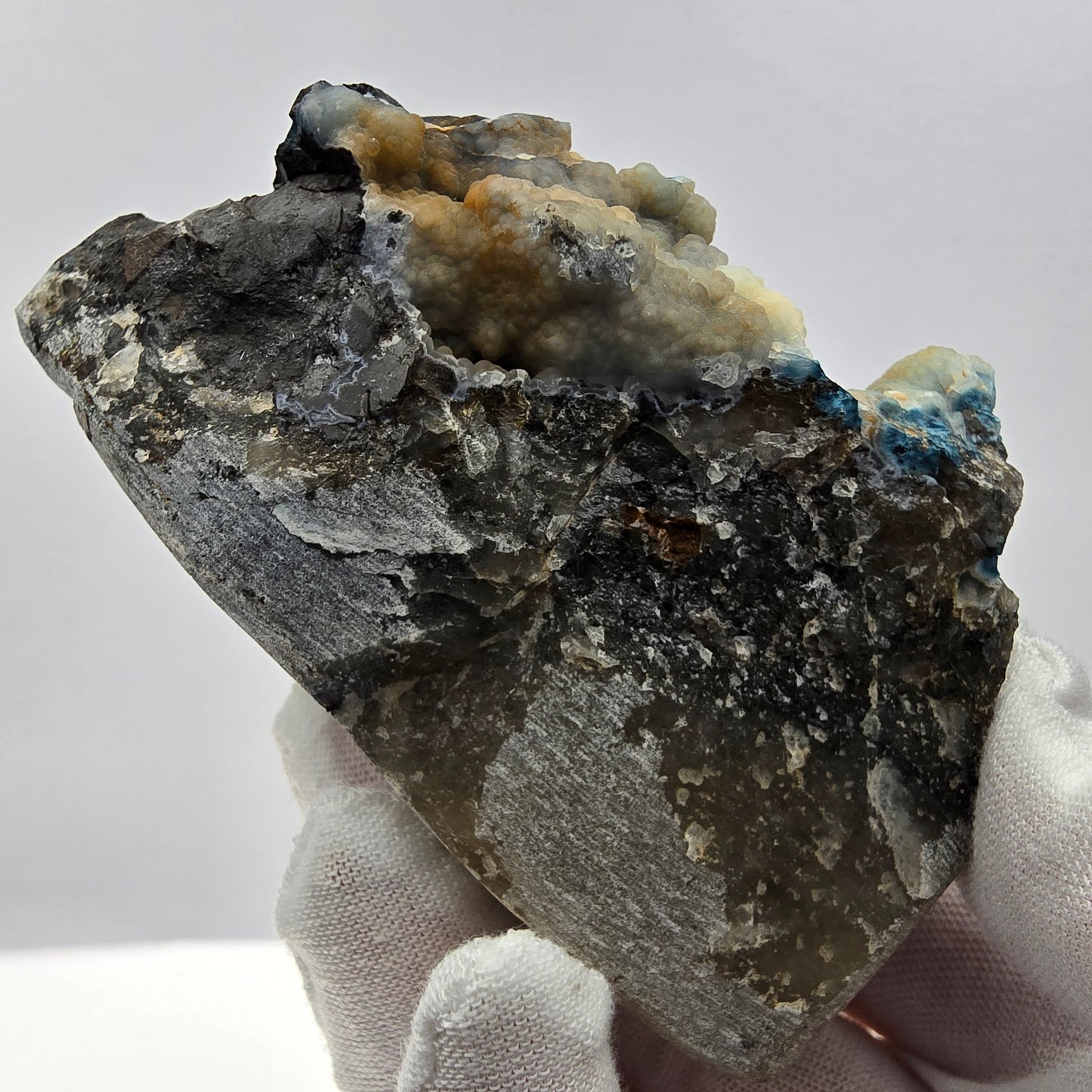 Große Shattuckit, Malachit Stufe, Kugel Kristalle Kaokoveld, Namibia 88*68*58mm