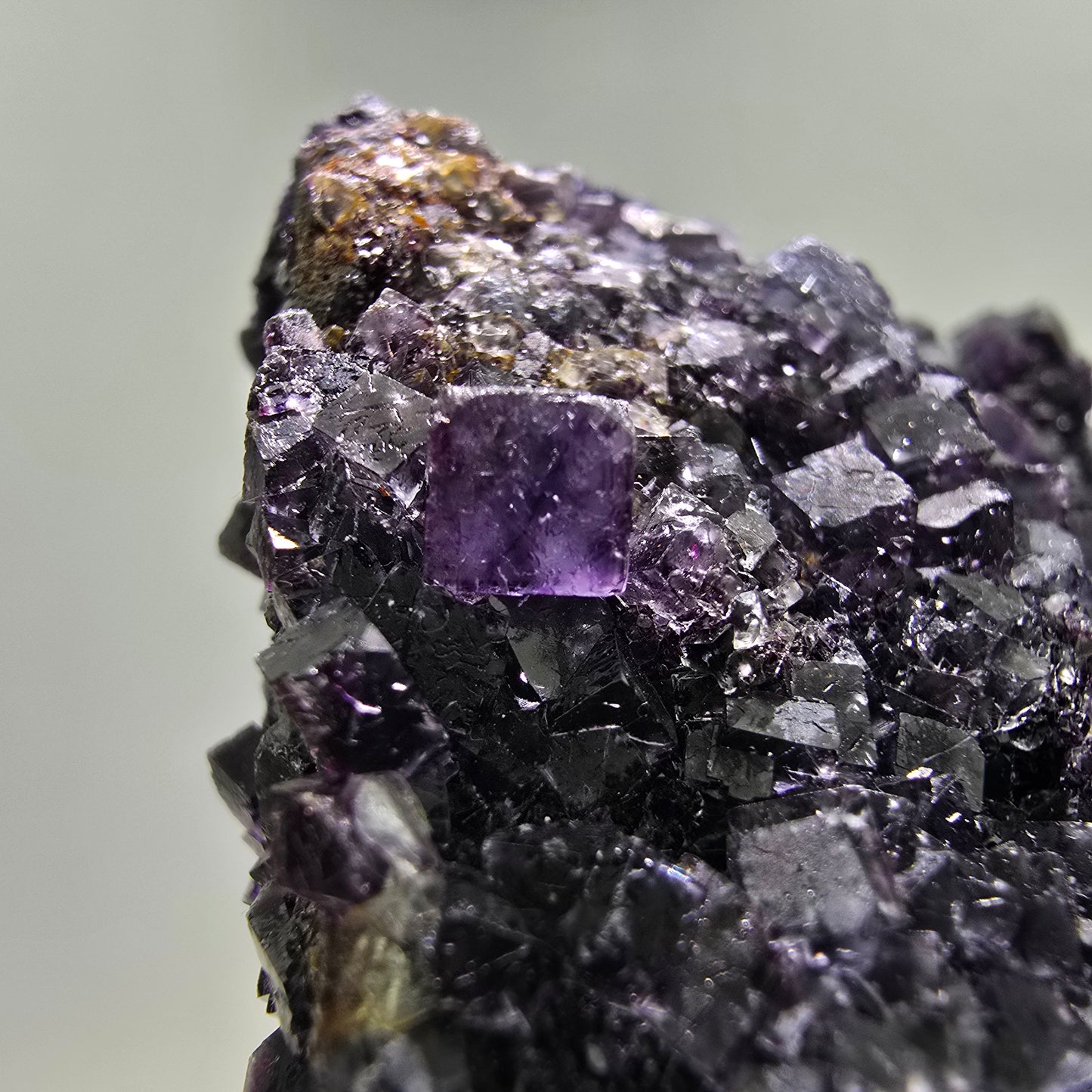 Große Phantom Fluorit Würfel Stufe, doppelseitig Okorusu, Namibia 120*90*30mm