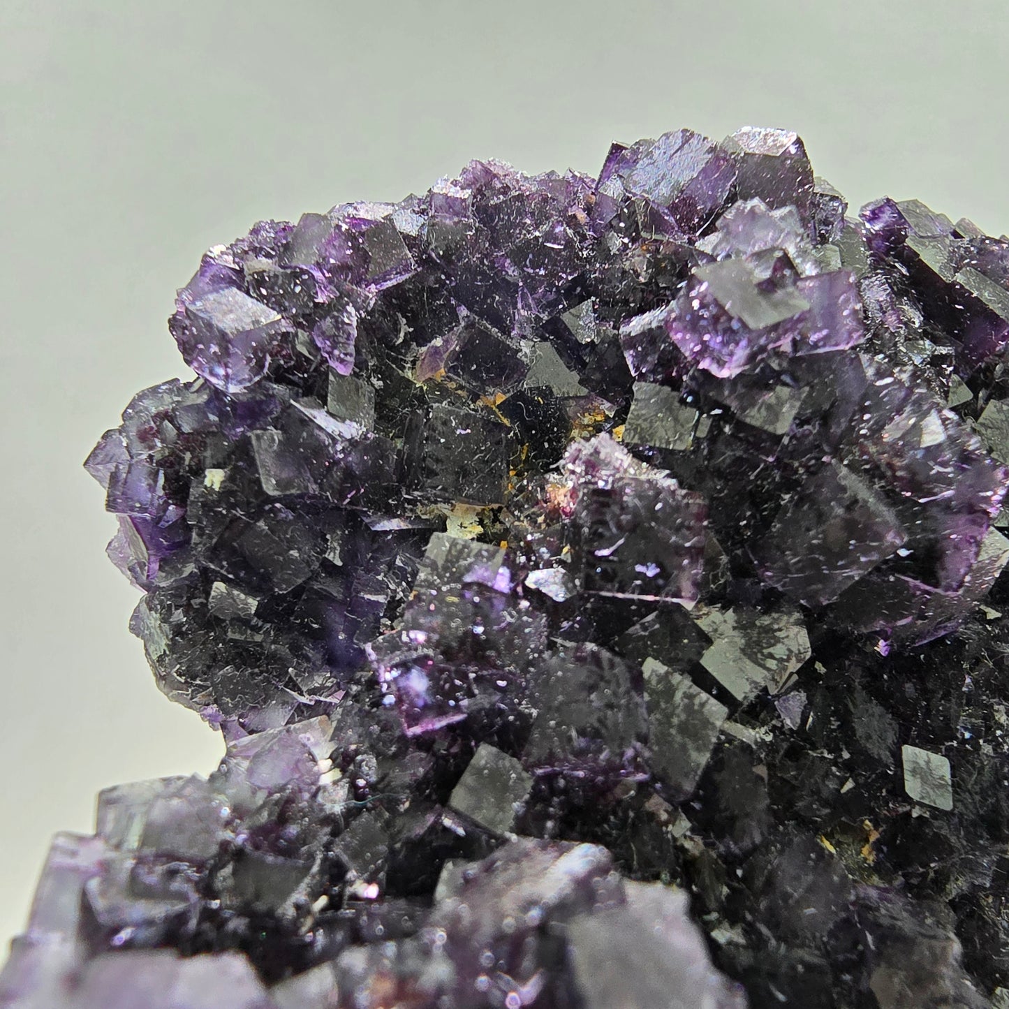 Große Phantom Fluorit Würfel Stufe, doppelseitig Okorusu, Namibia 120*90*30mm