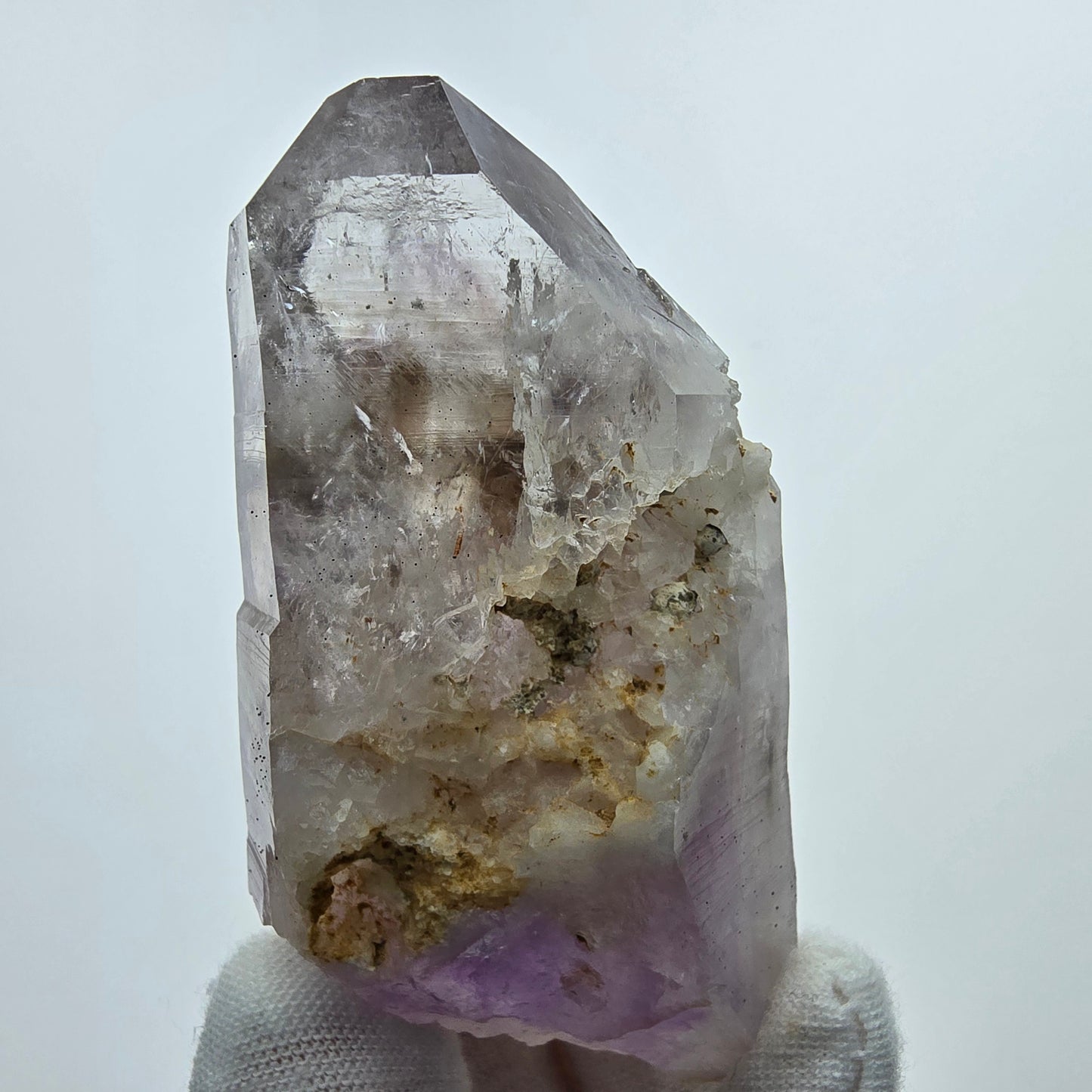 Großer Enhydro Phantom Amethyst 1 Blase Streep Mine Goboboseb Namibia 76*37*31mm