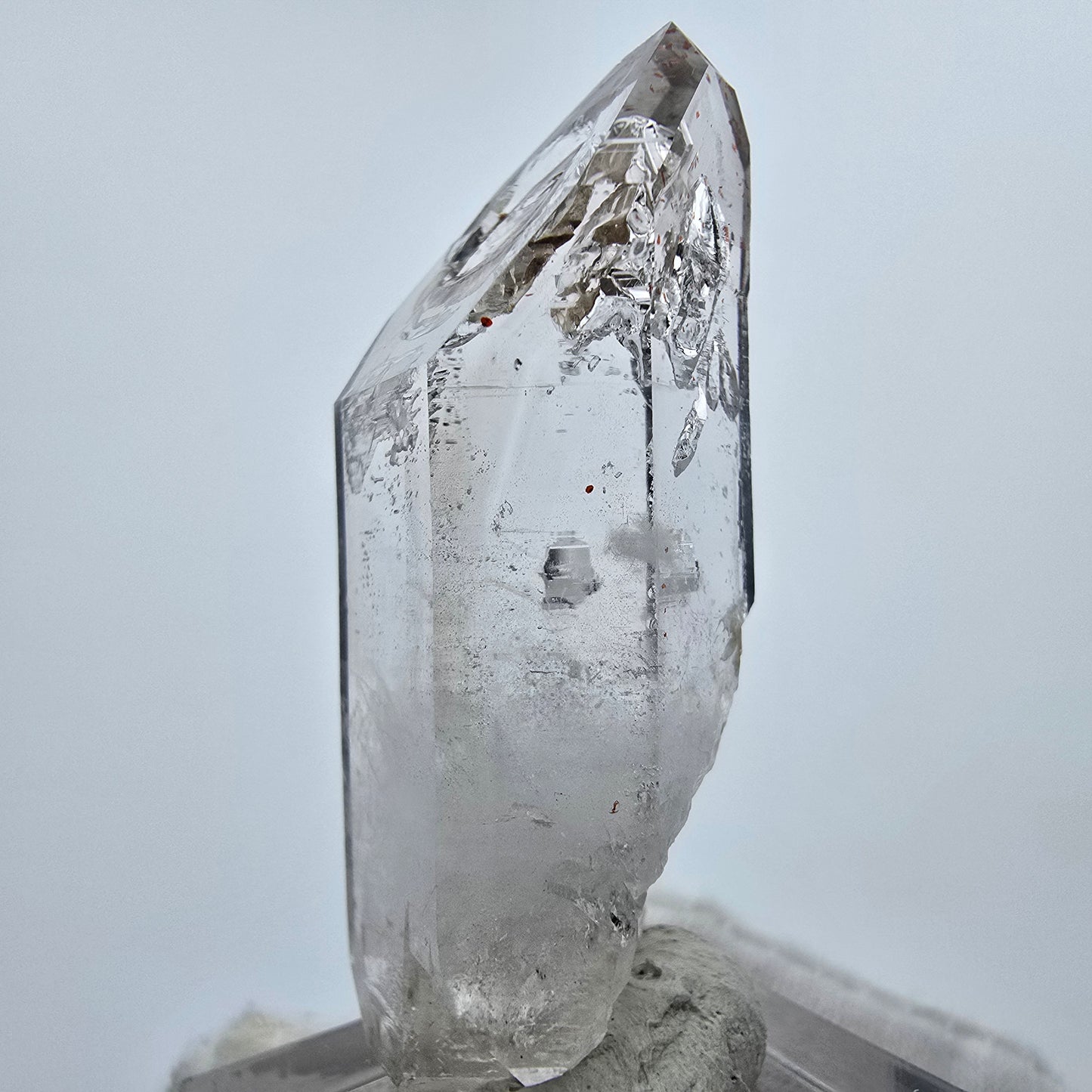 Enhydro Halekin Phantom Rauchquarz Fenster 2x Blase Goboboseb Namibia 51*20*16mm
