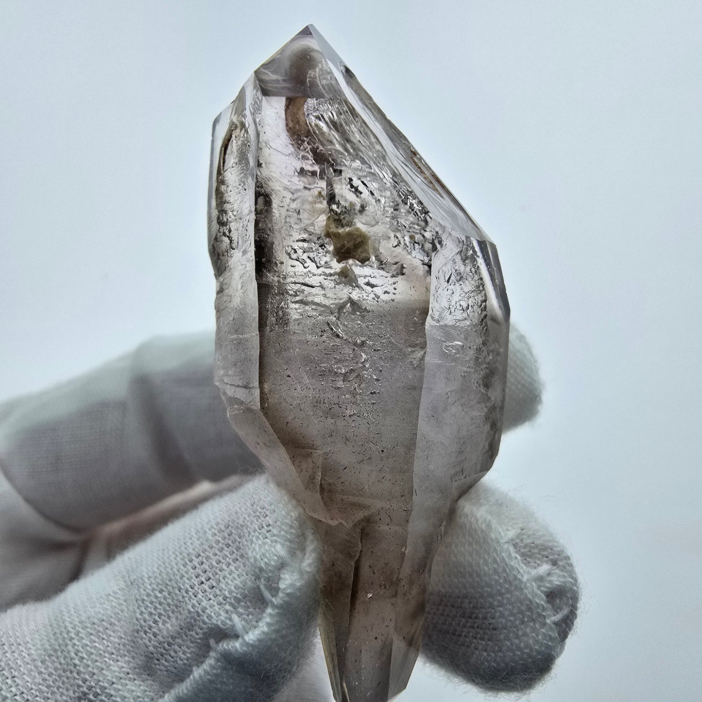 Enhydro Phantom Amethyst DT Zepter, 3x Blase Goboboseb, Namibia 51*22*22mm