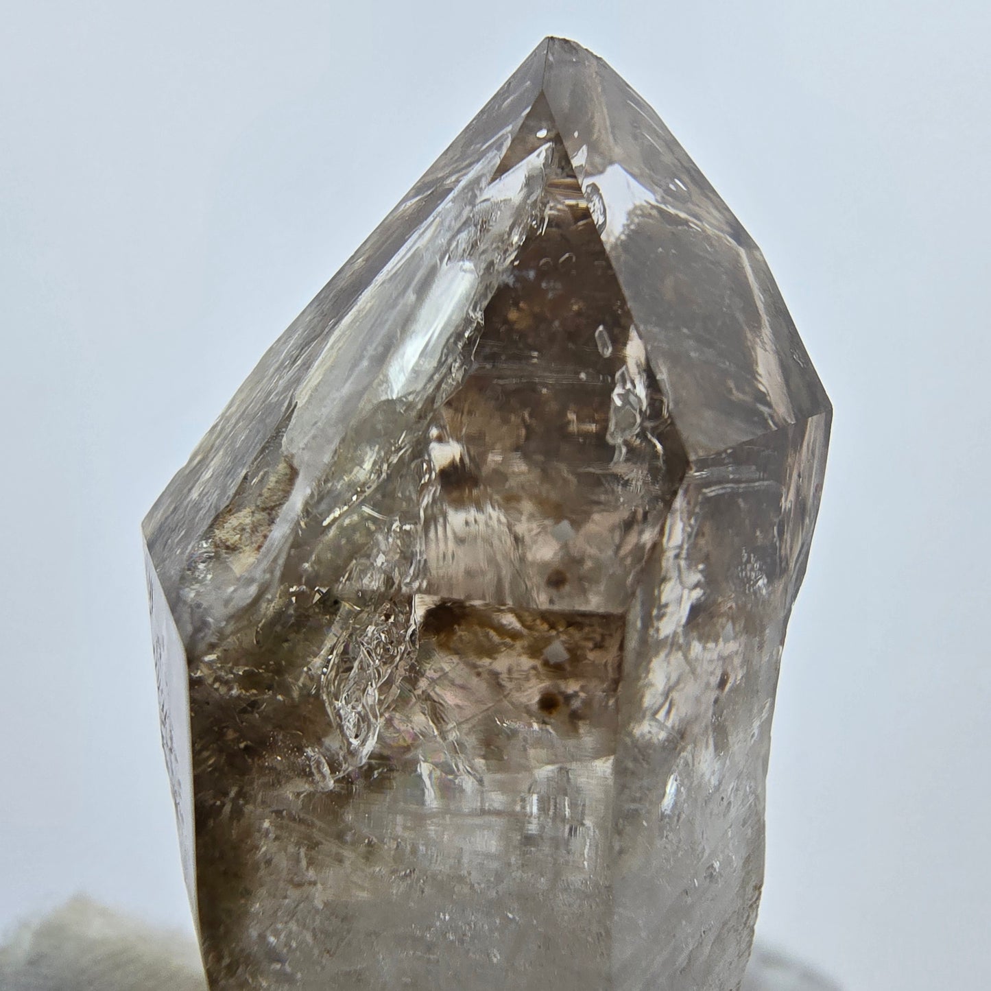 Phantom Rauchquarz Fenster Zepter Kristall Goboboseb Namibia 45*29*25mm Sammlung