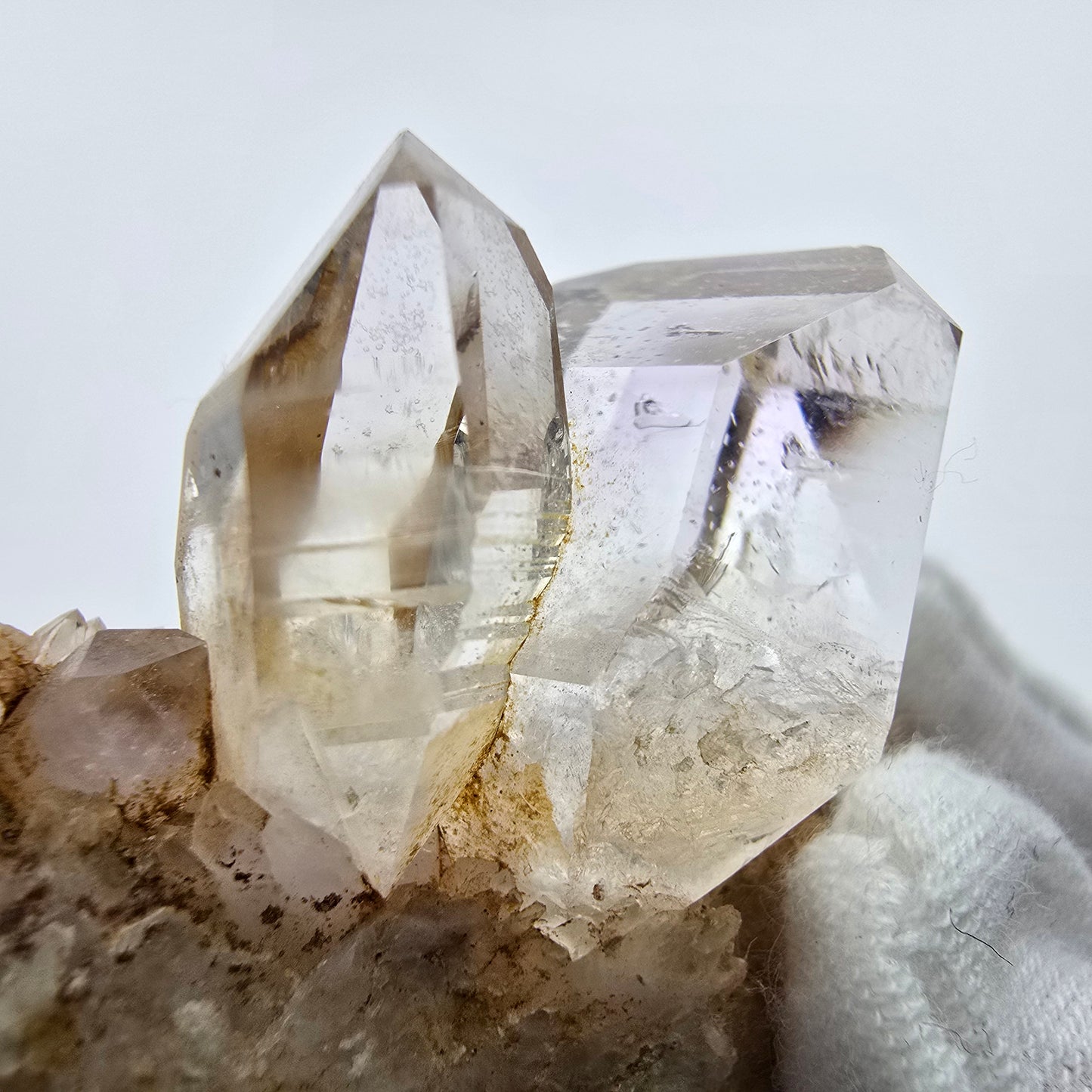 Phantom Amethyst Zepter auf Matrix Goboboseb, Namibia 59*36*20mm Sammlung