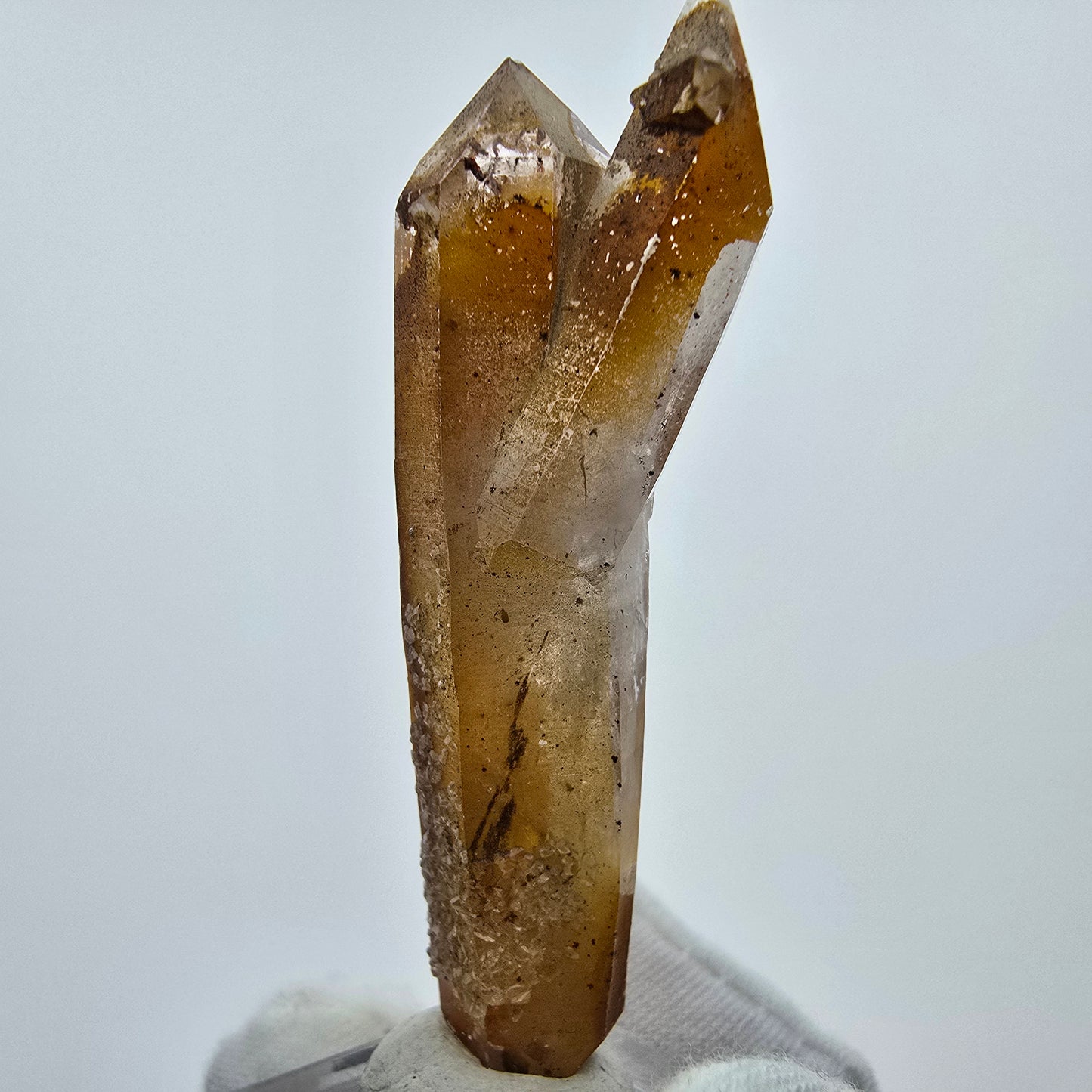 Quartz fumé Harlequin avec formation de fer DT Goboboseb Namibie 62*18*13mm Collection
