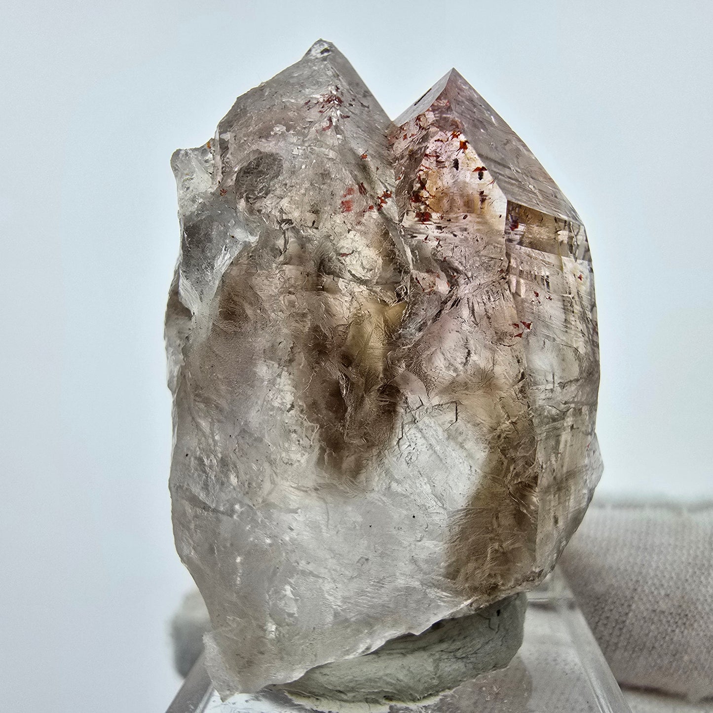 Harlekin Phantom Amethyst Zepter Stufe Goboboseb, Namibia 44*30*18mm Sammlung