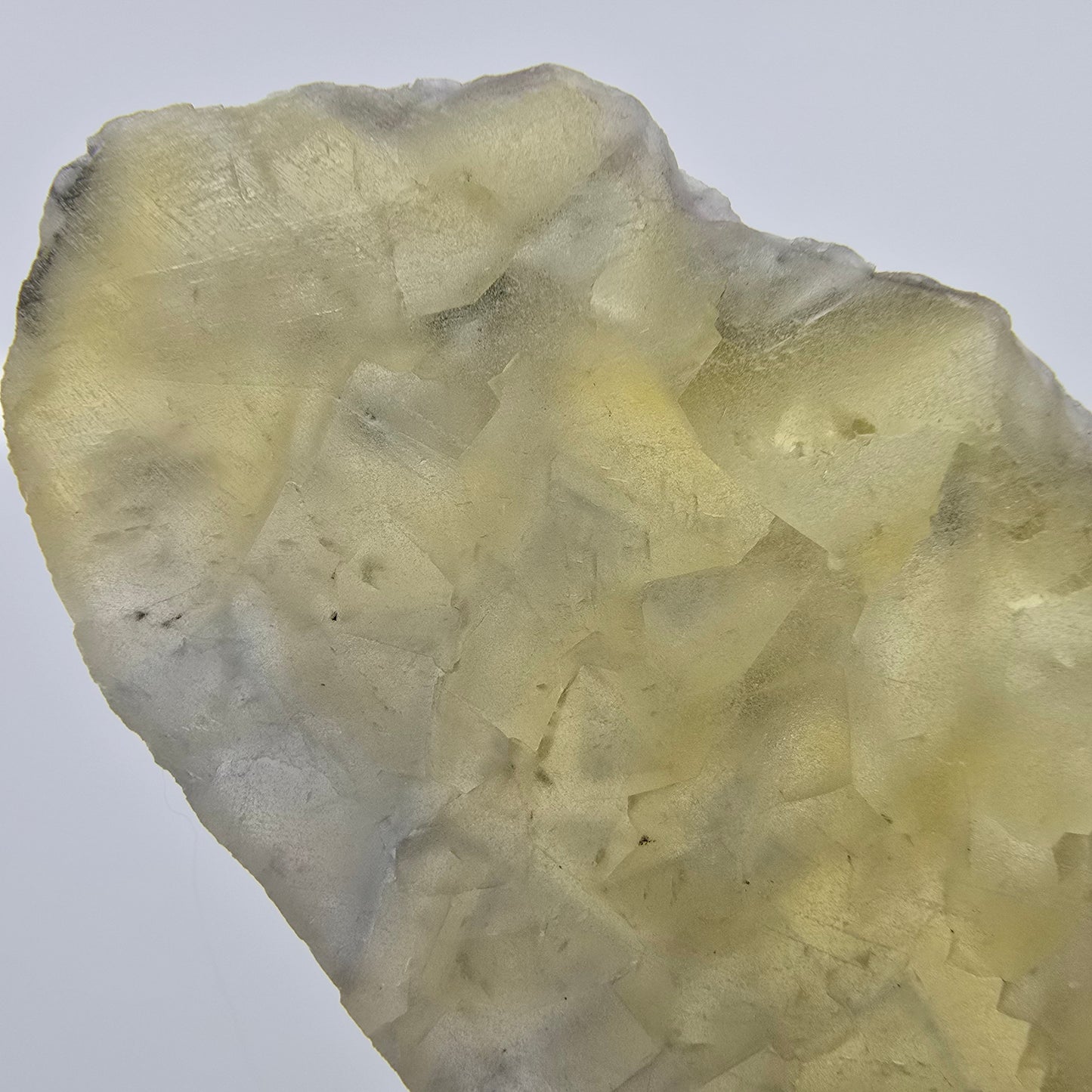Klare Phantom Fluorit Würfel Stufe gelb Okorusu, Namibia 73*37*13mm Sammlung