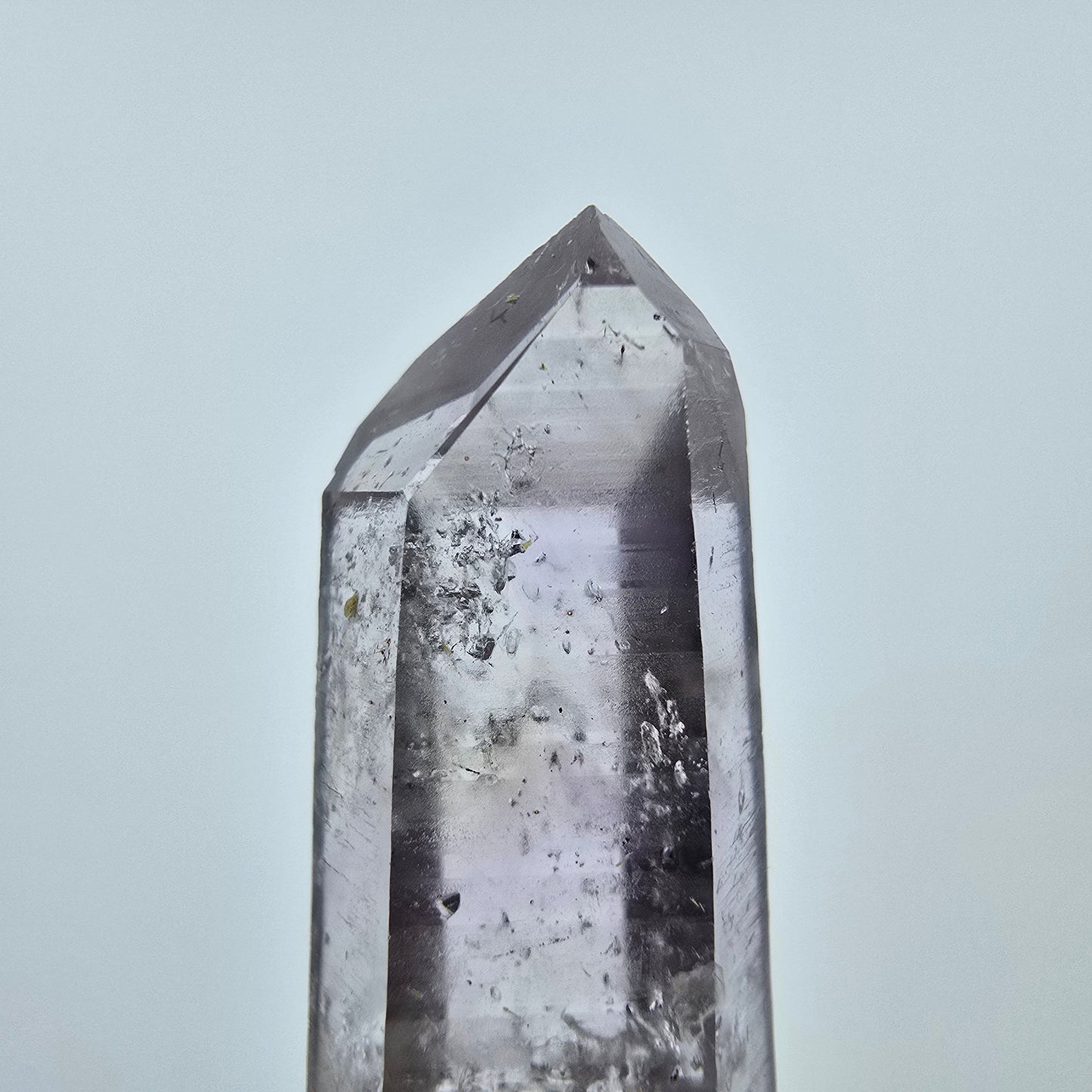 Enhydro Phantom Amethyst mit Stilbit, 4x Blase Goboboseb, Namibia 36*14*13mm