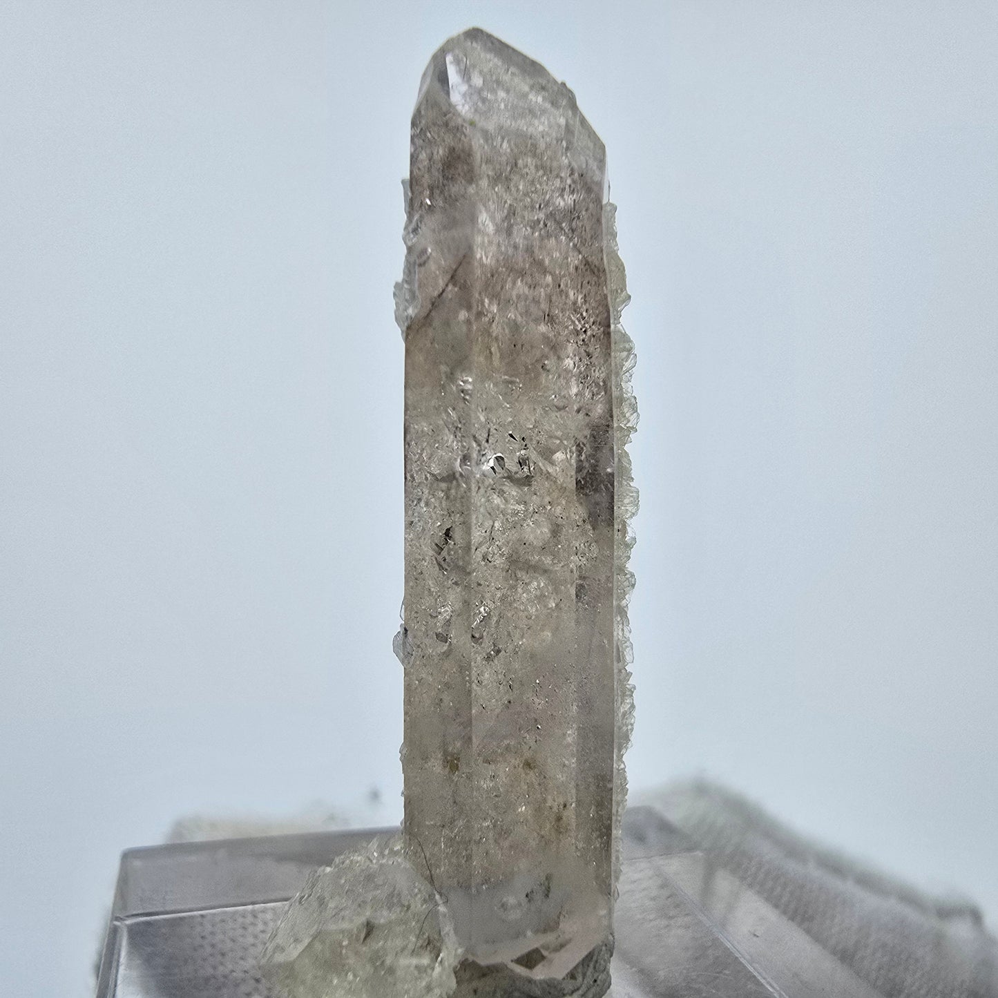 Enhydro Phantom Amethyst mit Stilbit, 1x Blase Goboboseb, Namibia 36*14*8mm