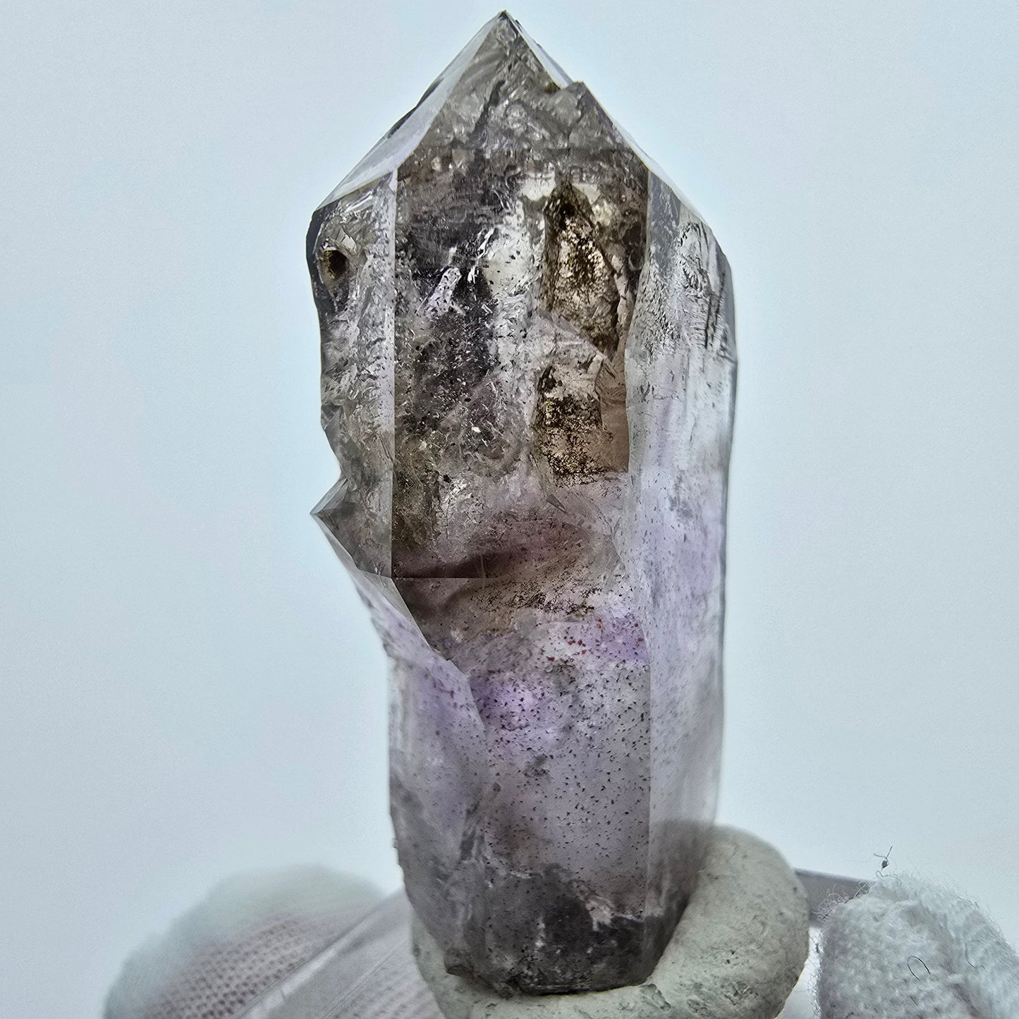 Enhydro Phantom Amethyst Zepter, 1x Blase Goboboseb Namibia 47*27*16mm, Sammlung