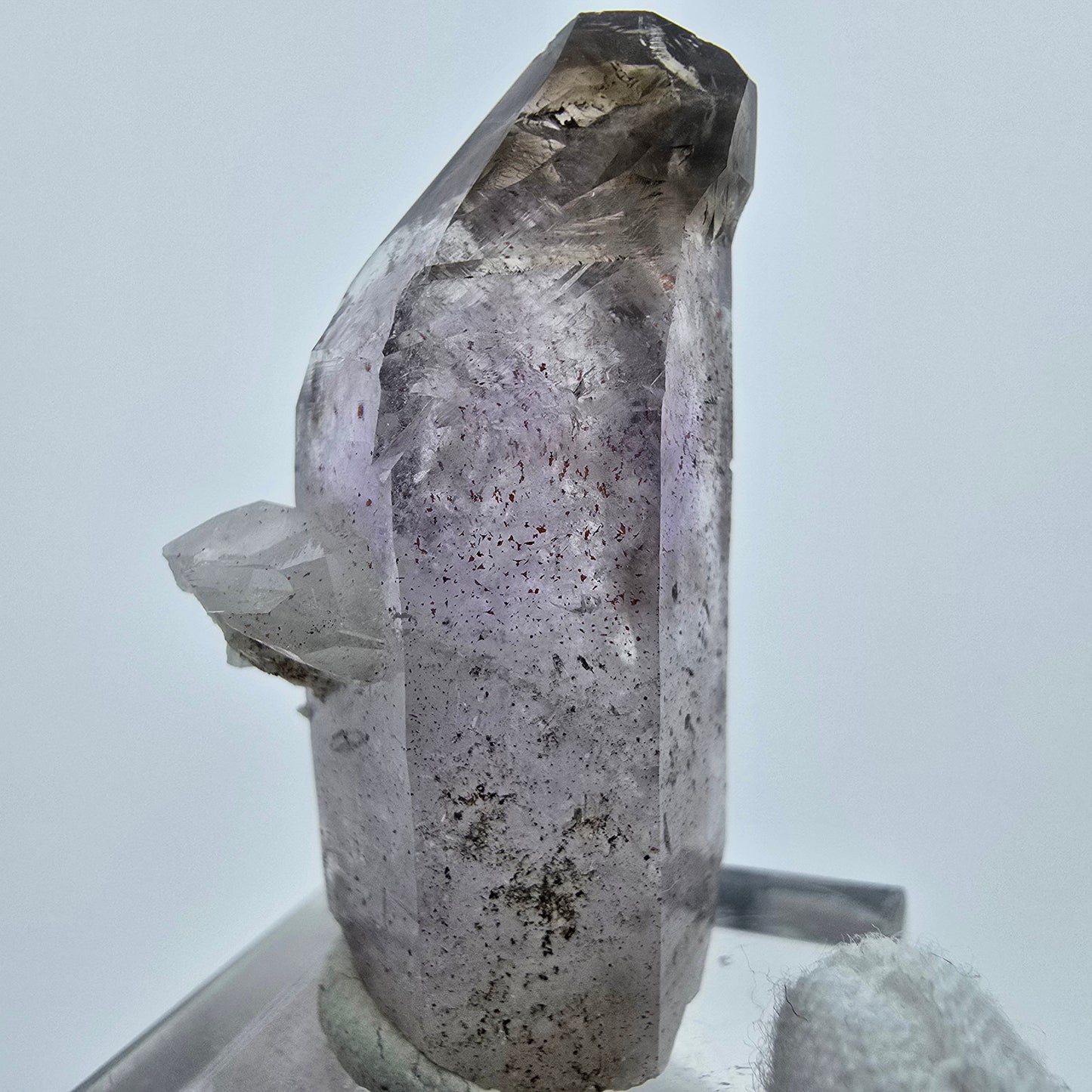Harlekin Phantom Amethyst Zepter Stufe Goboboseb, Namibia 40*22*16mm, Sammlung