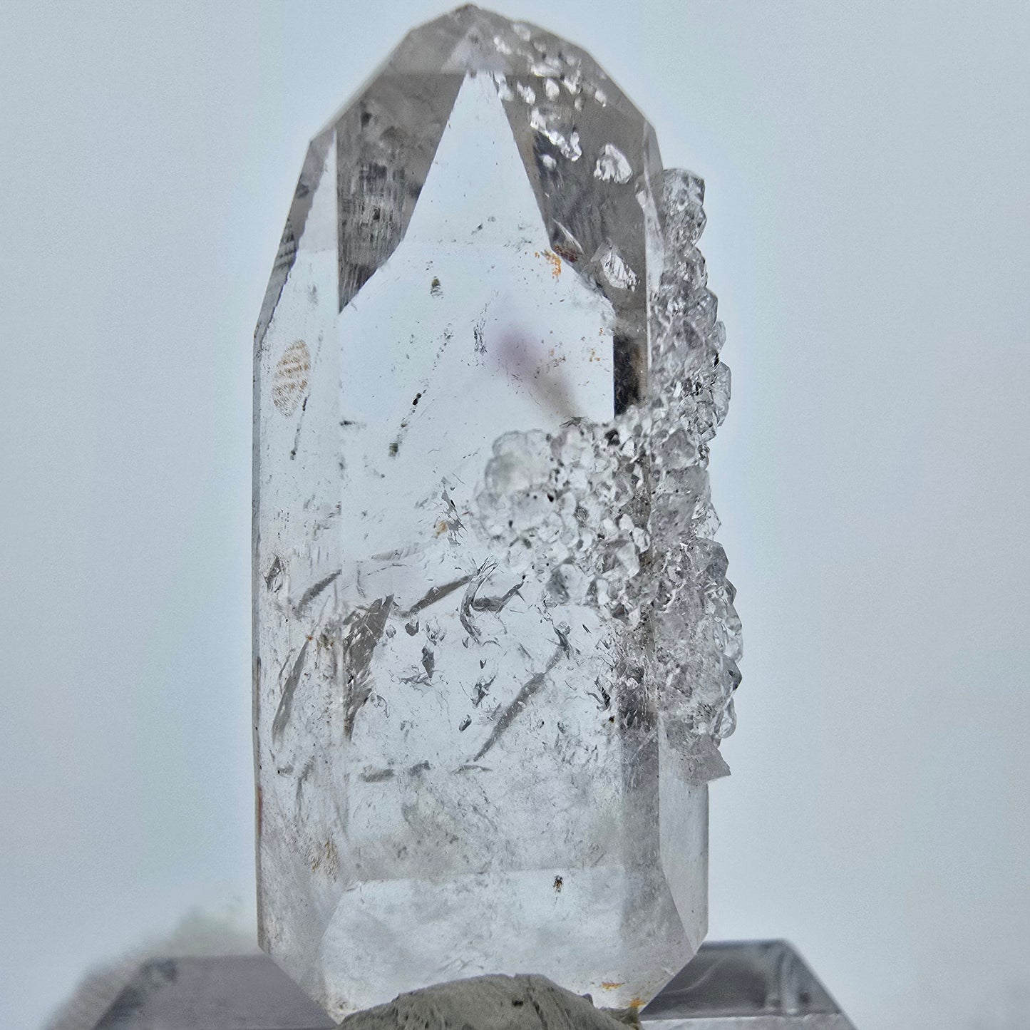 Phantom Amethyst mit Analcim Streep Mine, Goboboseb, Namibia 35*15*10mm Sammlung