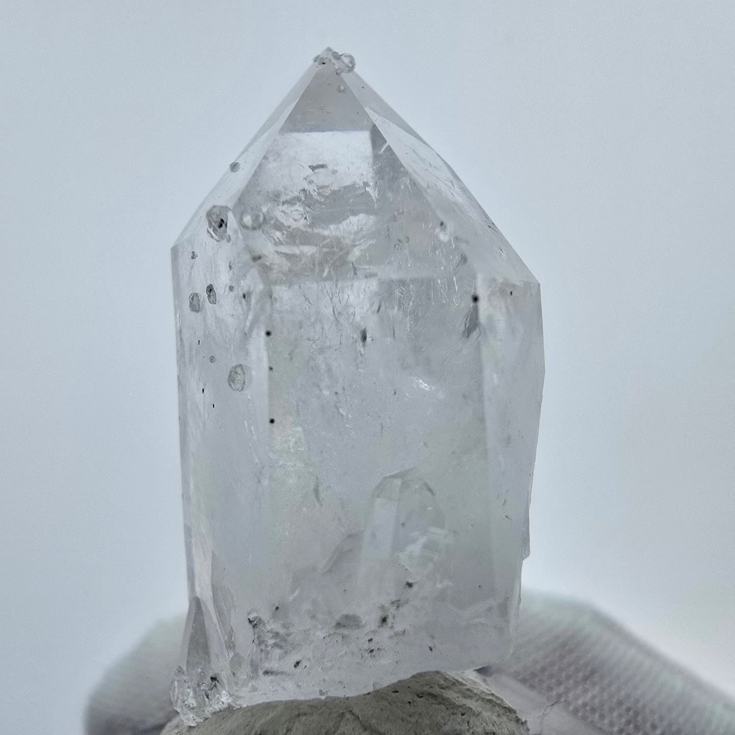Phantom Amethyst mit Analcim Streep Mine, Goboboseb, Namibia 37*20*15mm Sammlung