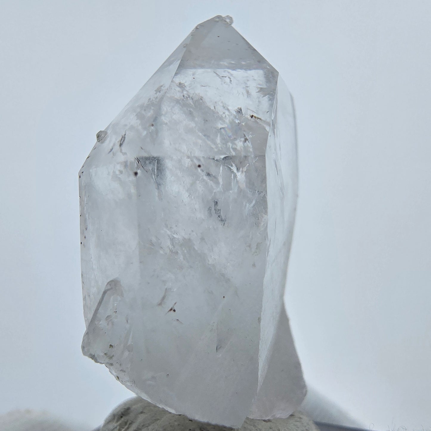 Phantom Amethyst mit Analcim Streep Mine, Goboboseb, Namibia 37*20*15mm Sammlung